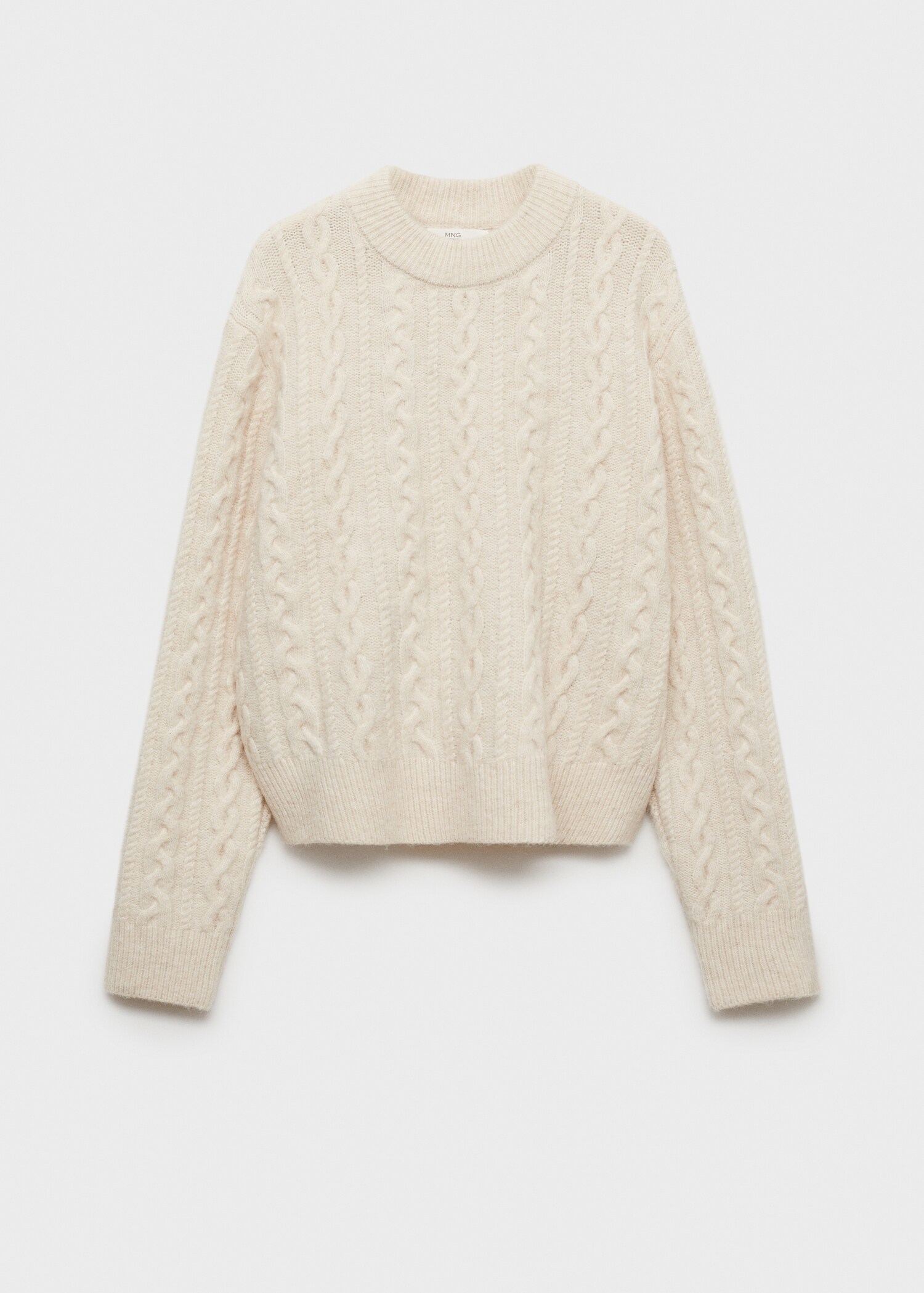 Pull-over torsadé col rond - Article sans modèle