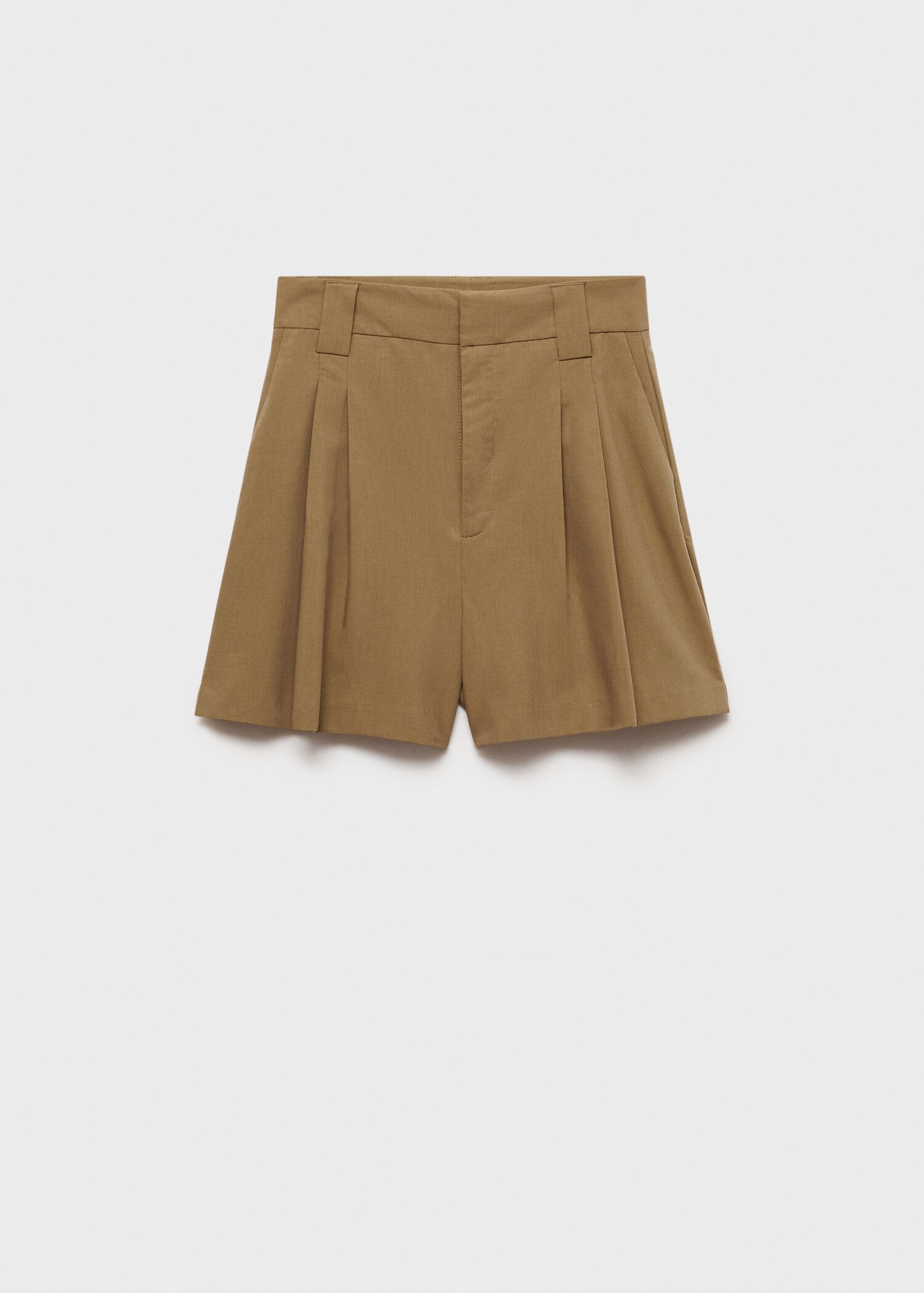 Pleated suit bermuda shorts - Article without model