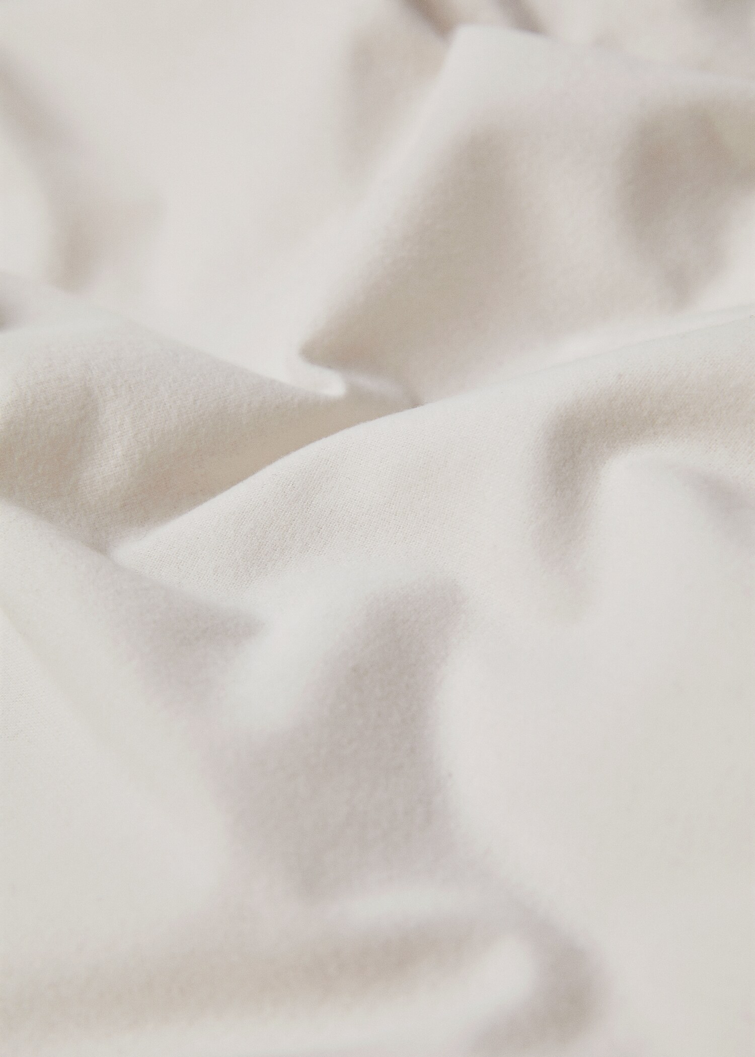 Plain flannel duvet cover Single bed - Details of the article 2