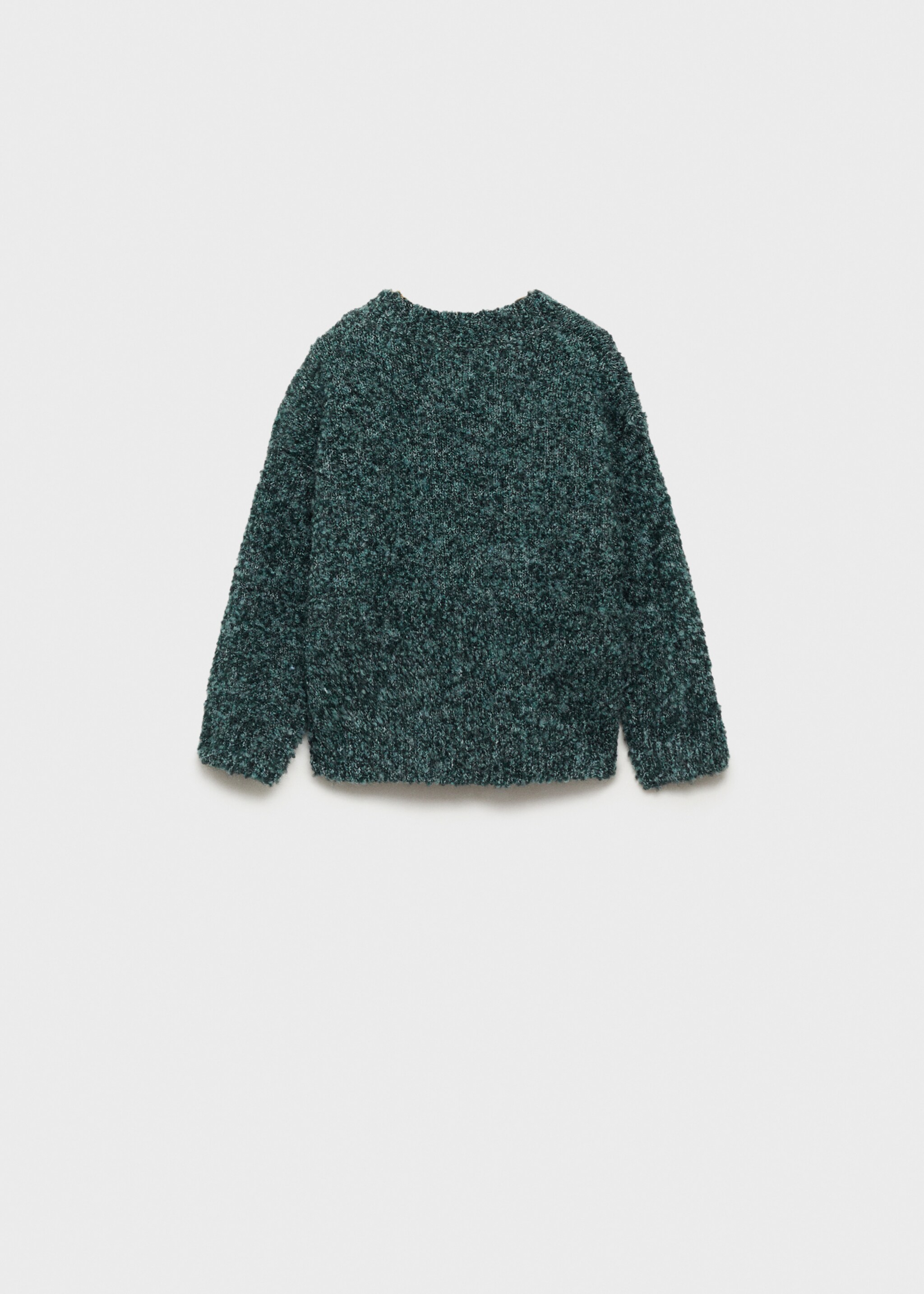 Pull grosses mailles - Verso de l’article, Vert foncé. Ref: 77077659-00.
