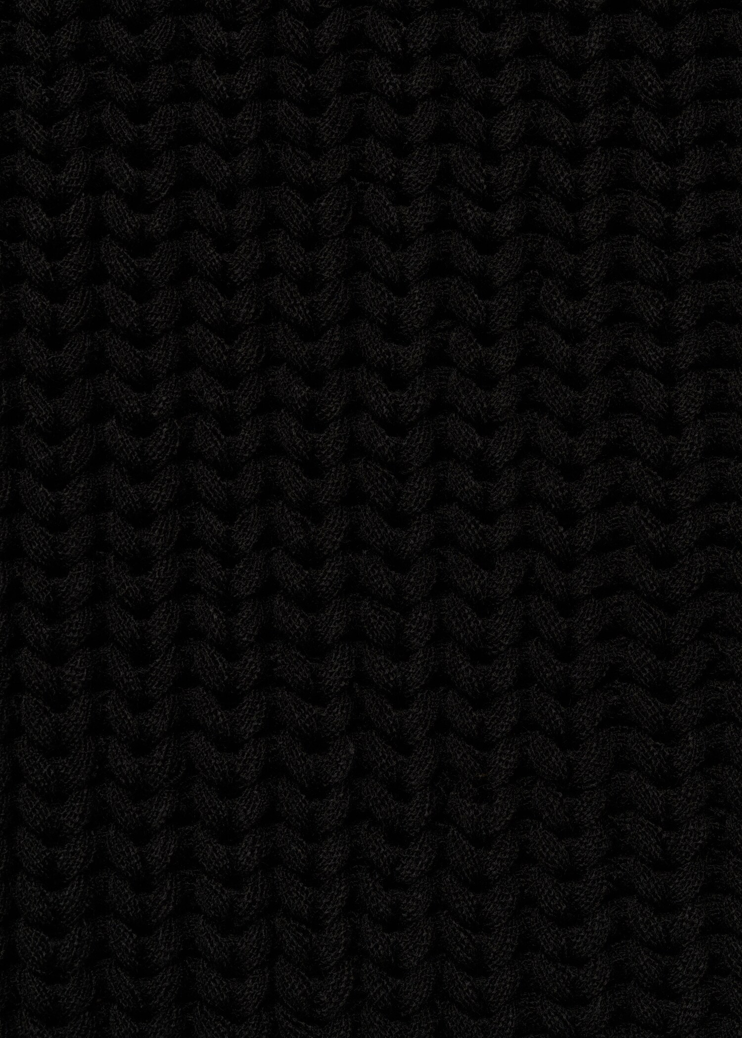 Knitted gilet with shoulder pads - Details of the article 0