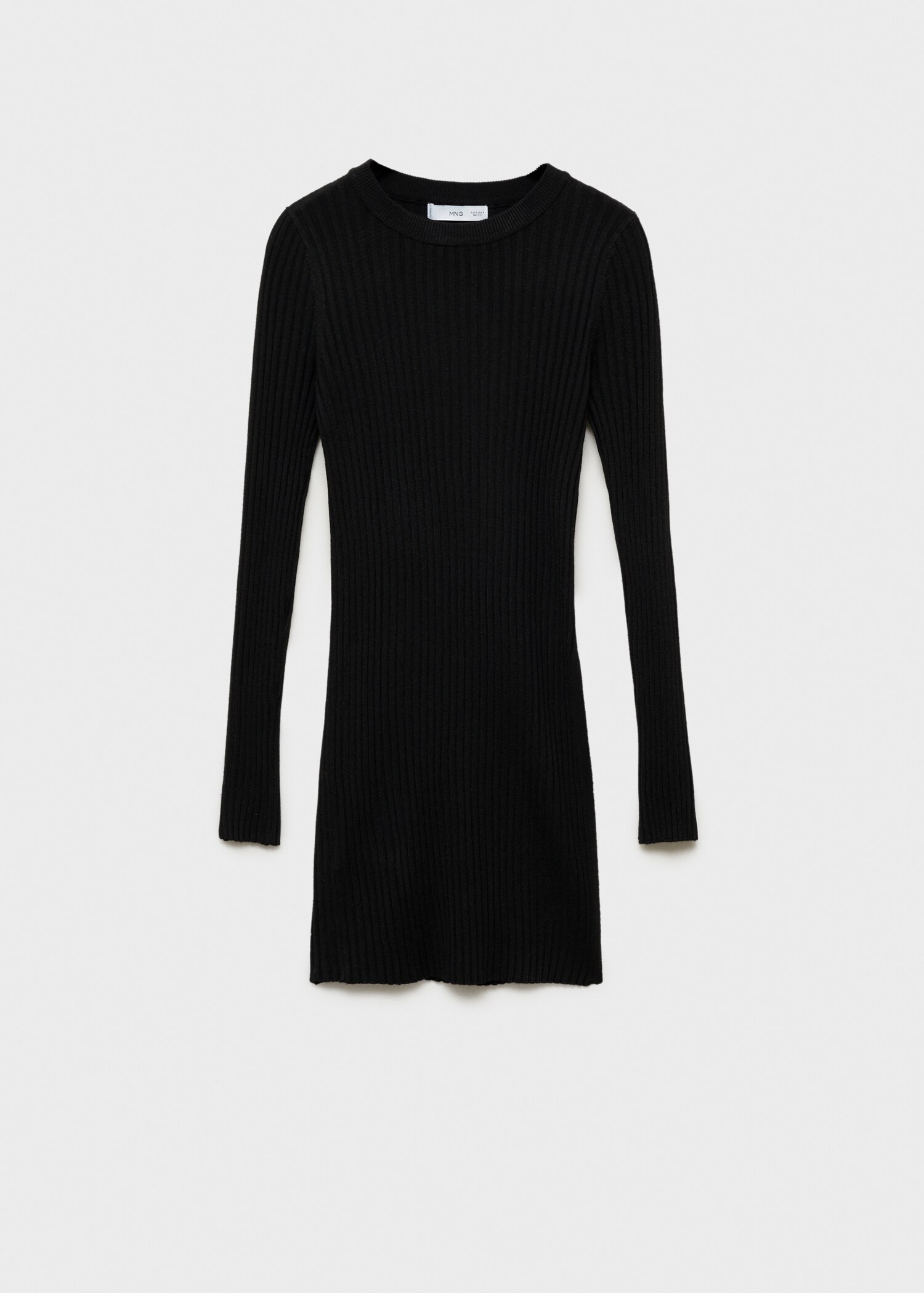Kurzes Kleid mit Rippstruktur - Artikel ohne Model