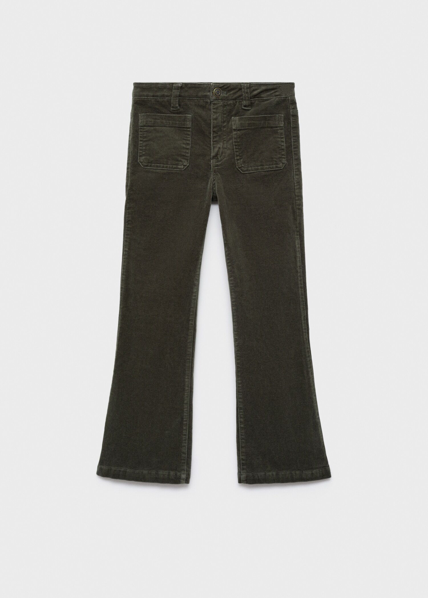 Velvet flared trousers - Article without model