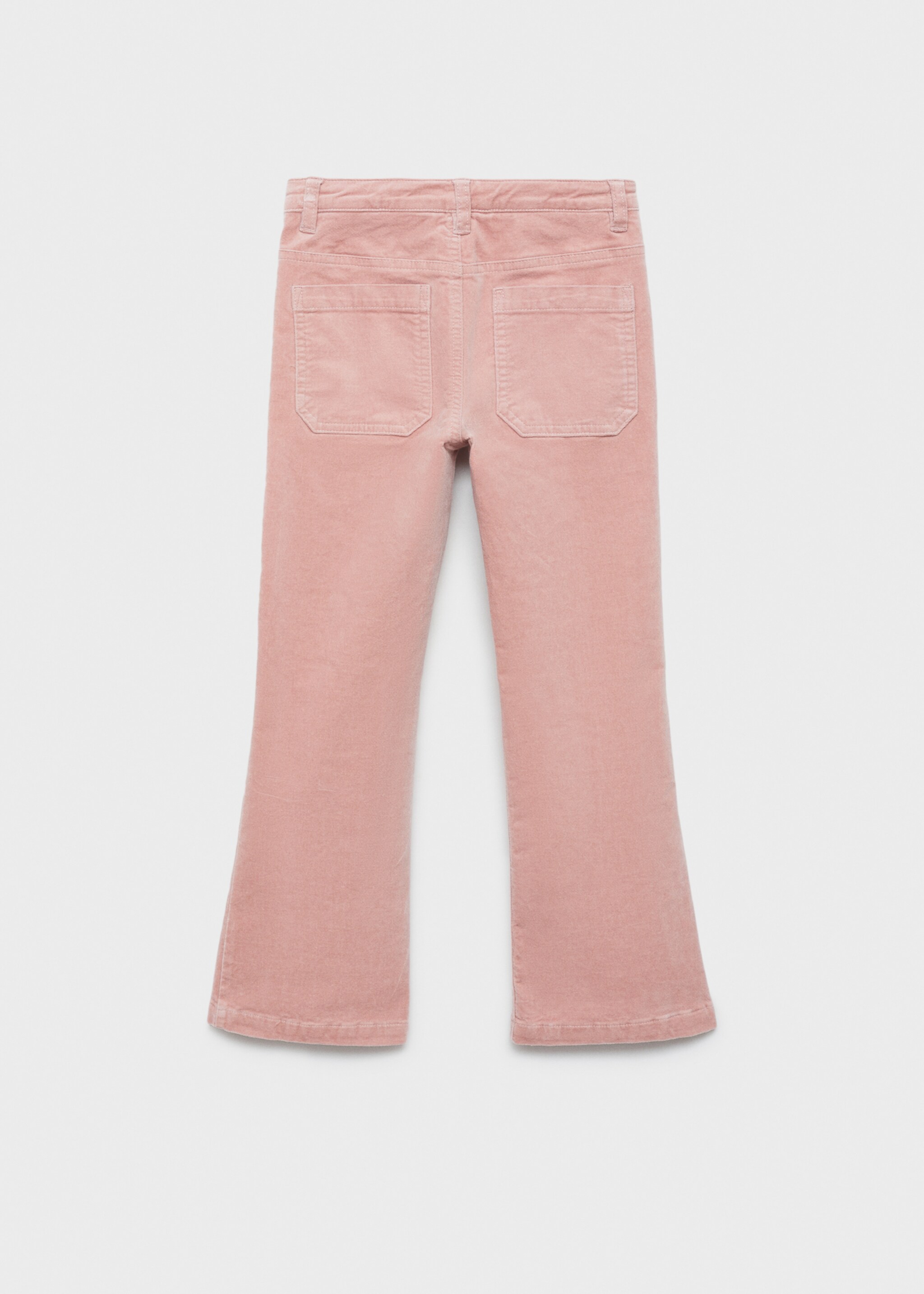 Pantaloni velvet flare - Retro dell'articolo, Rosa. Ref: 77077665-00.
