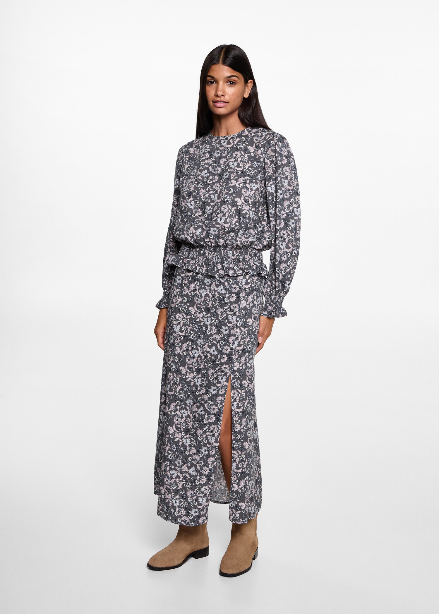 Floral print blouse - Details of the article 2