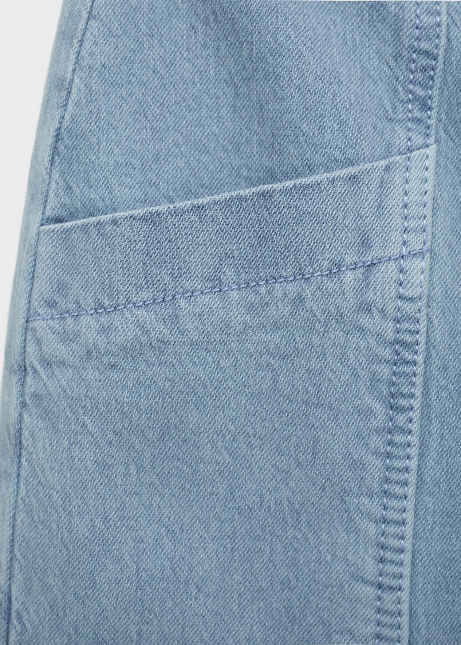 Culotte jeans with pockets - Details of the article 0