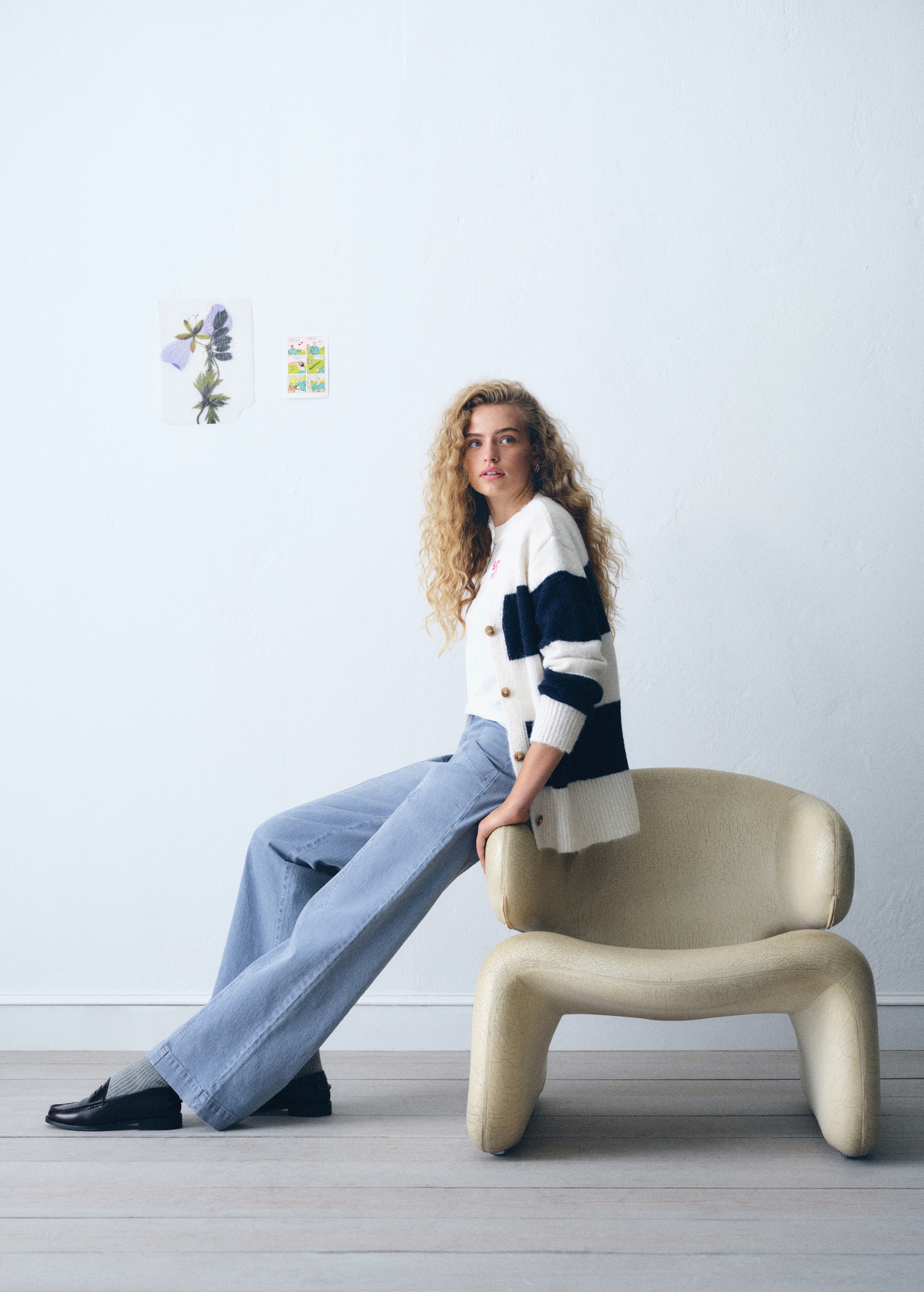 Culotte jeans with pockets - Details of the article 5