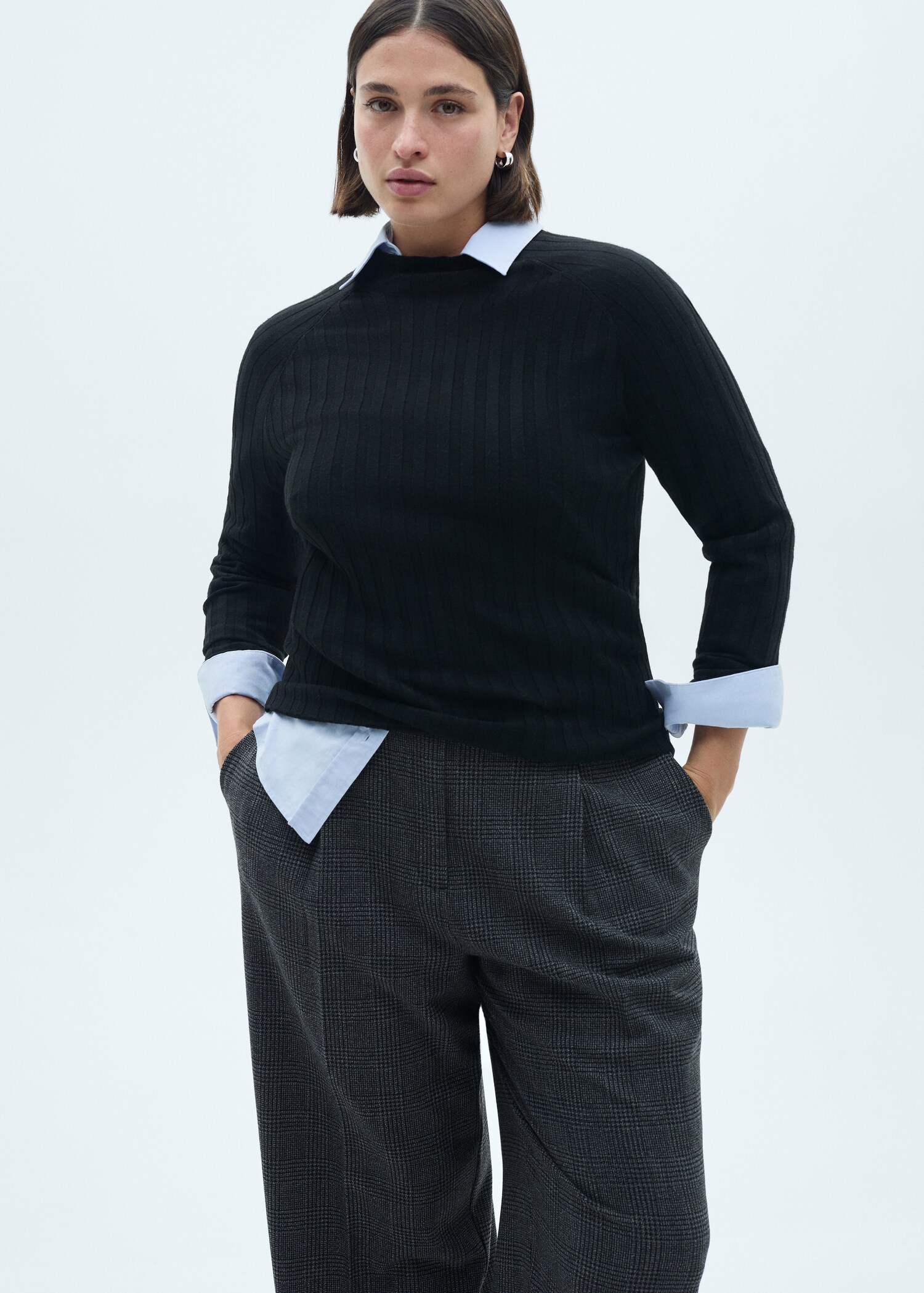 Rechte tweed broek - Detail van het artikel 5