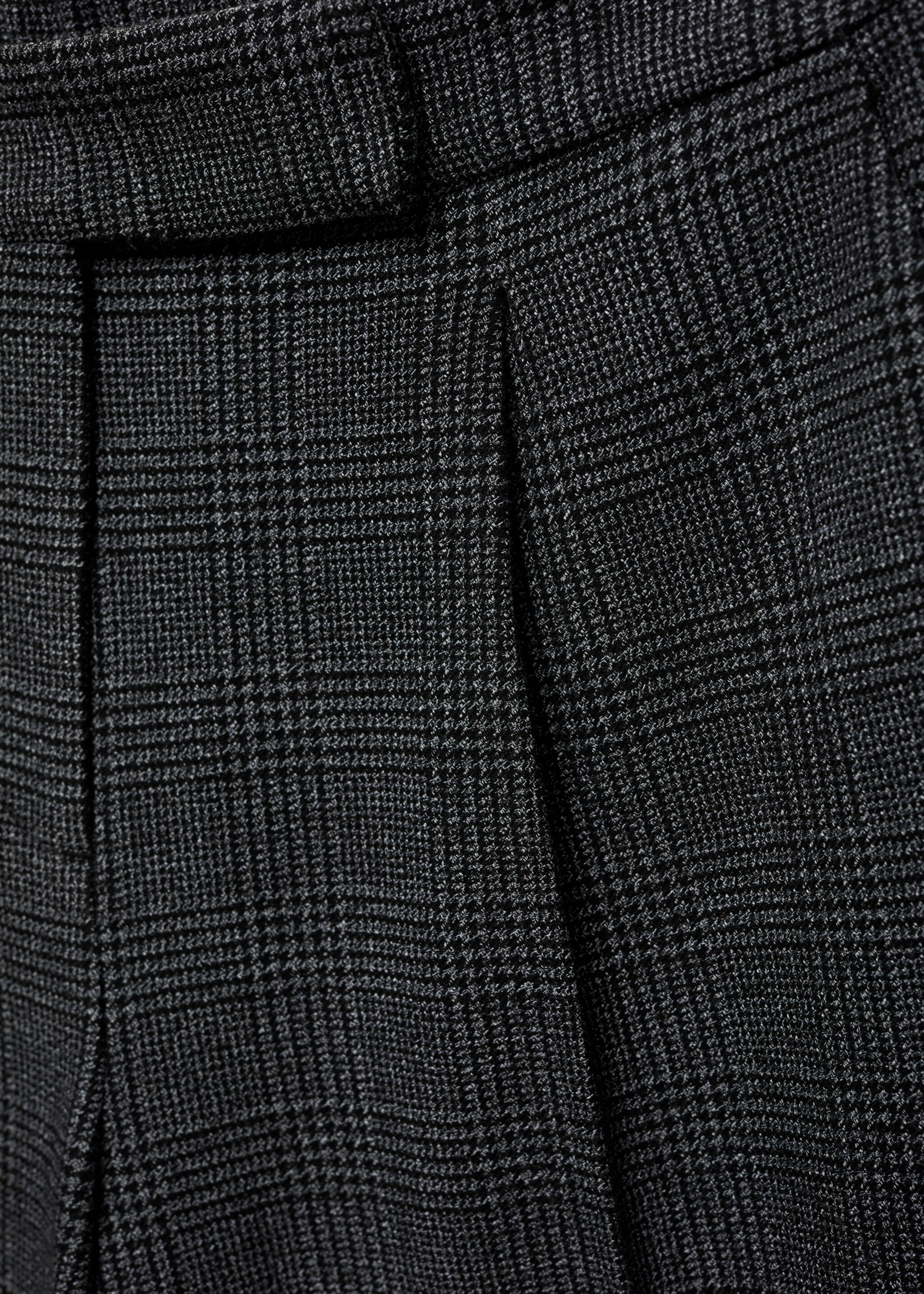 Gerade Tweed-Hose - Detail des Artikels 8, Schwarz. Ref: 77077676-00.