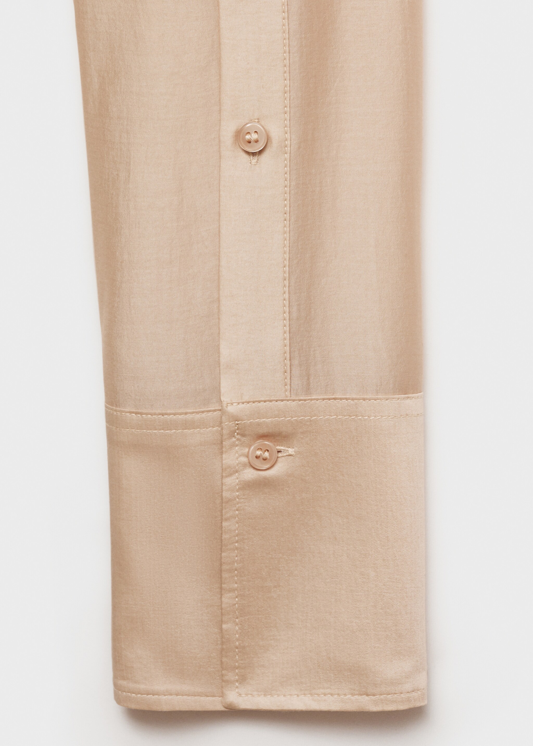 Satin lyocell shirt - Details of the article 0