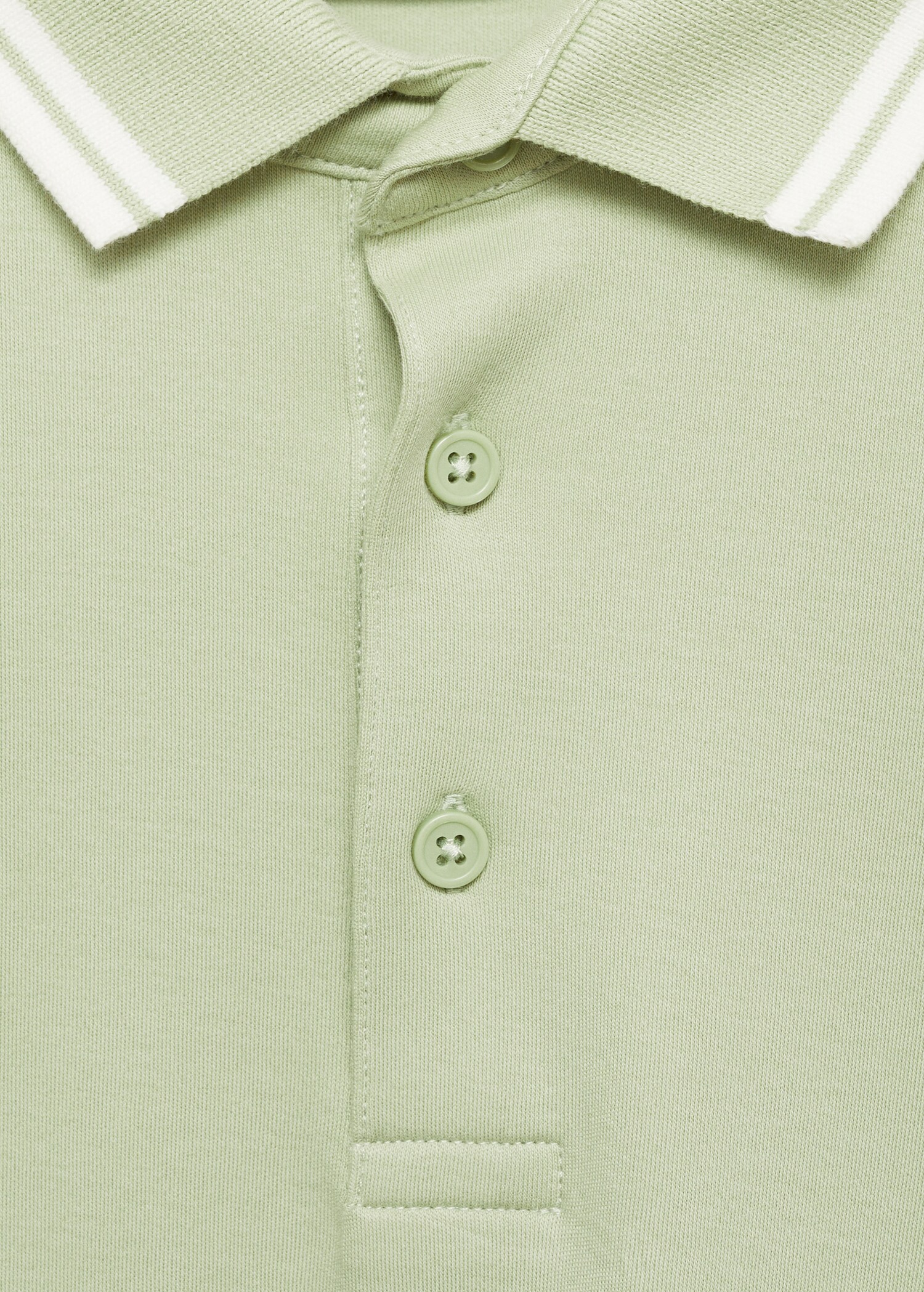 Poloshirt aus 100 % mit Kontrastborten - Detail des Artikels 8