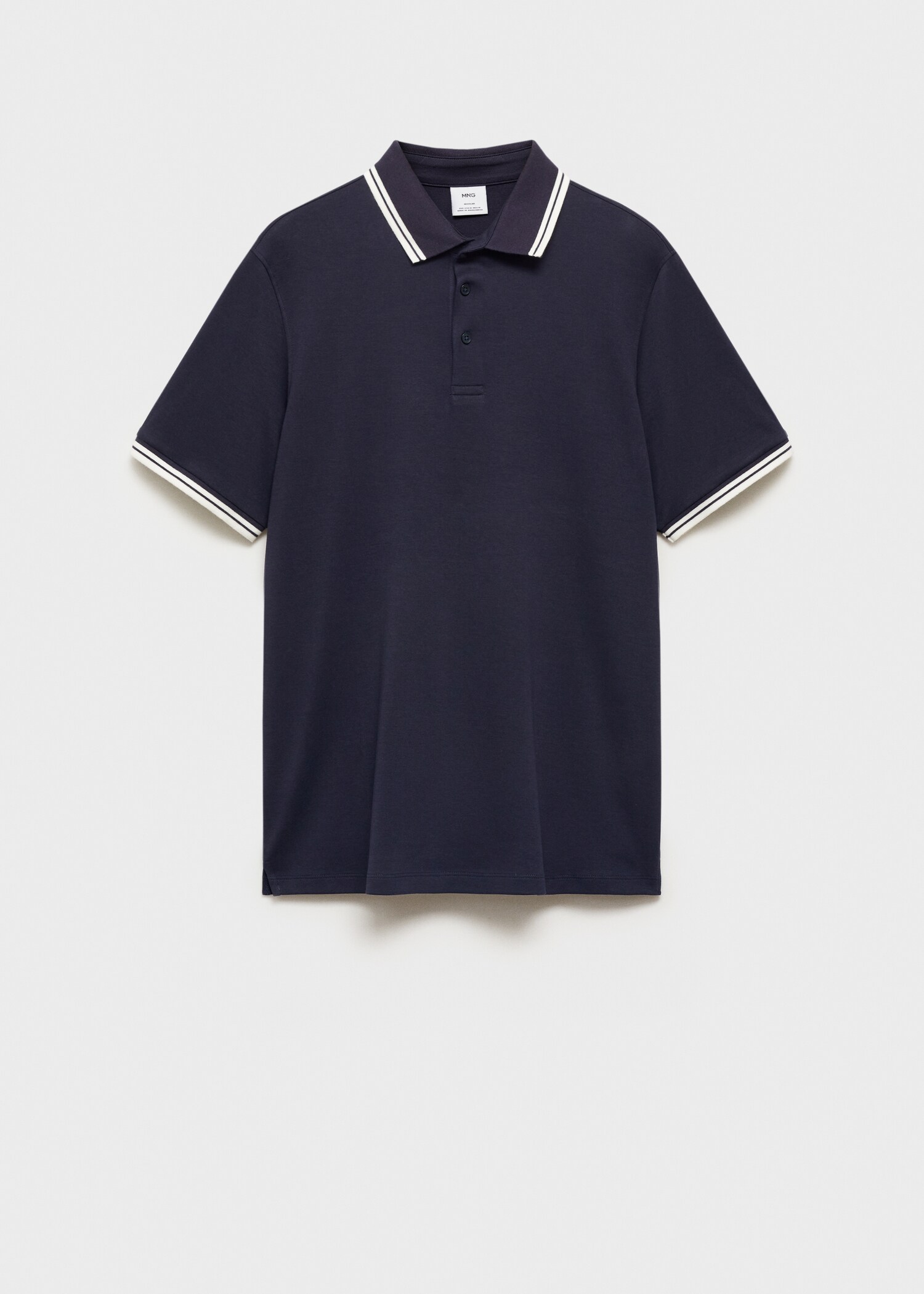 Poloshirt aus 100 % mit Kontrastborten - Artikel ohne Model