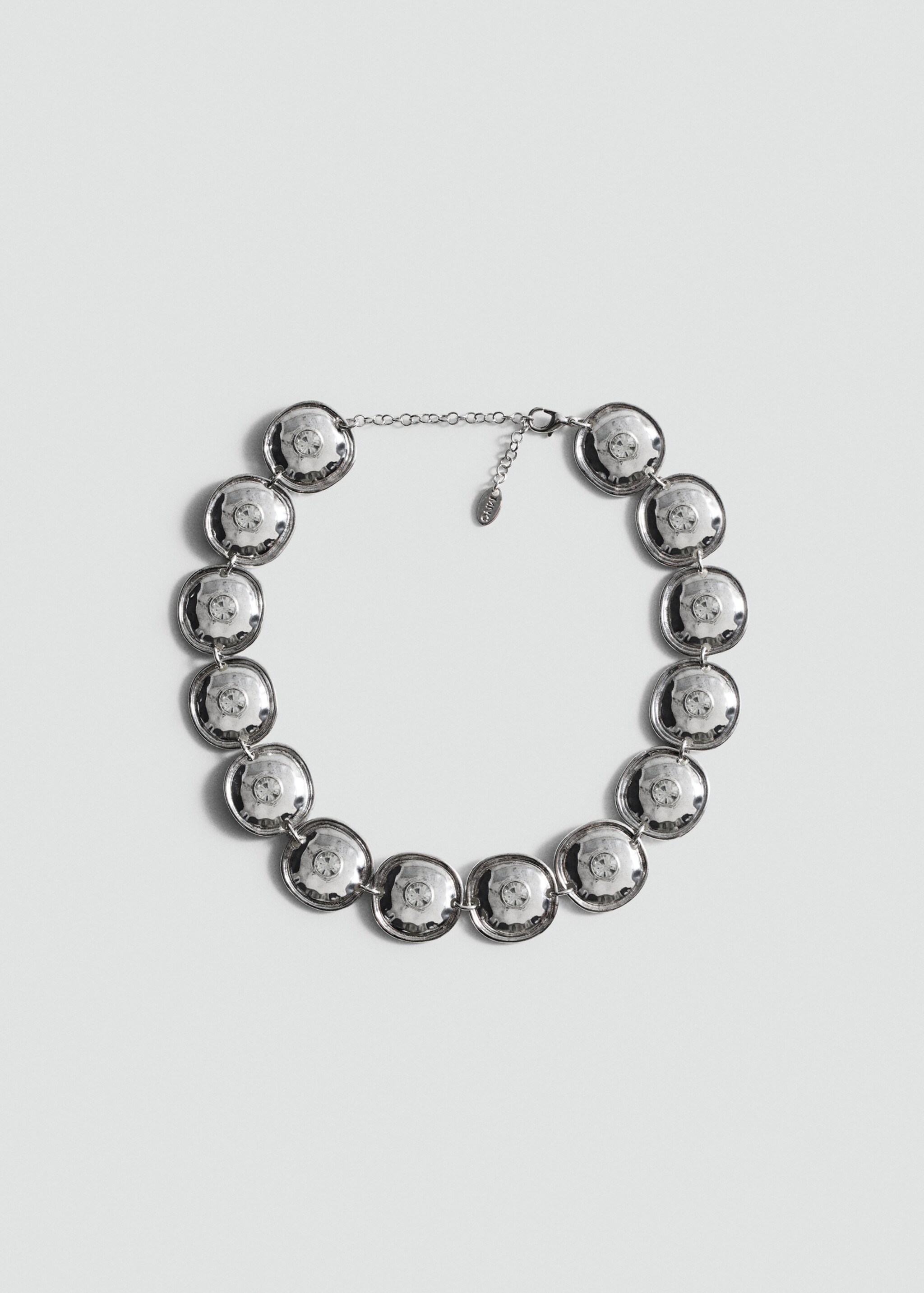 Crystal coin necklace - Article without model