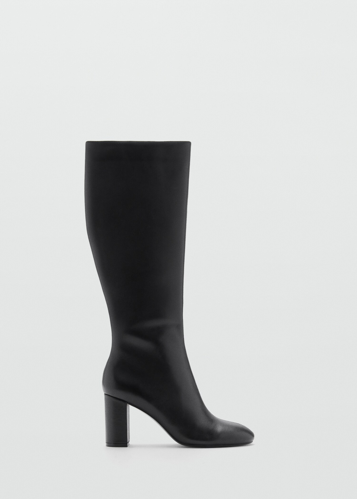 Leather boots with tall leg - Article without model