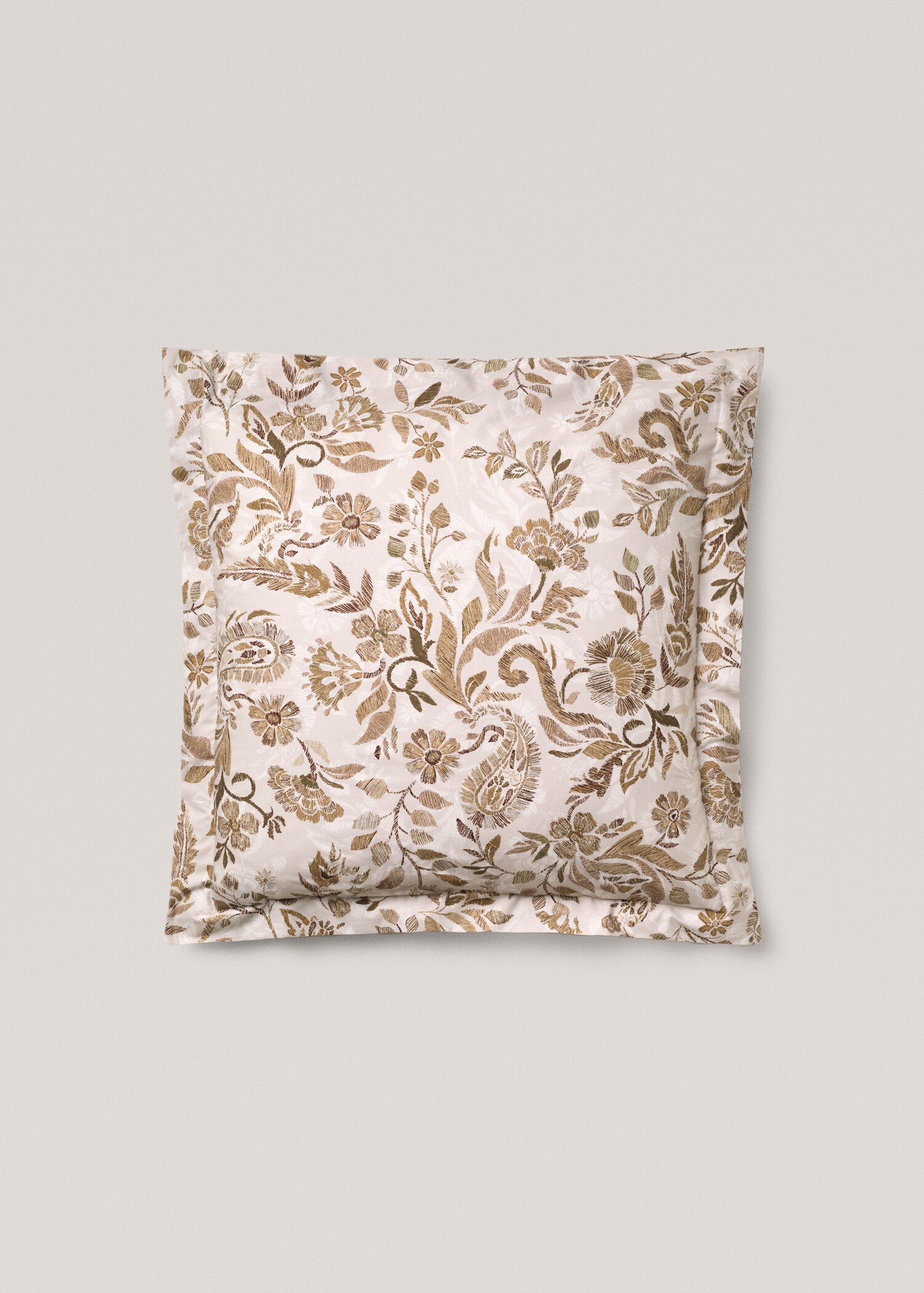 Örngott percalebomull blommigt mönster 60x60 cm - Artikel utan modell