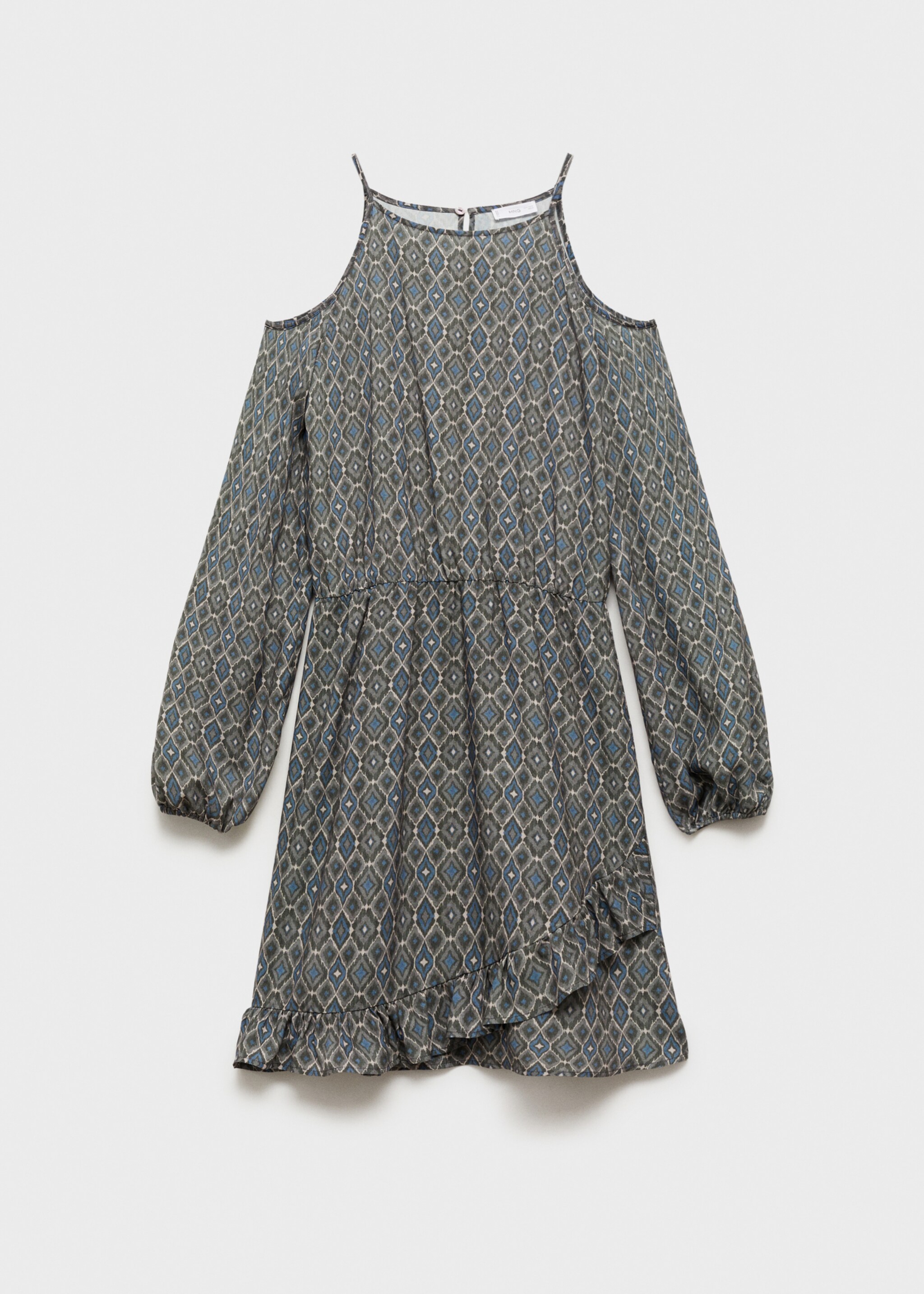 Short off-the-shoulder dress - Article without model