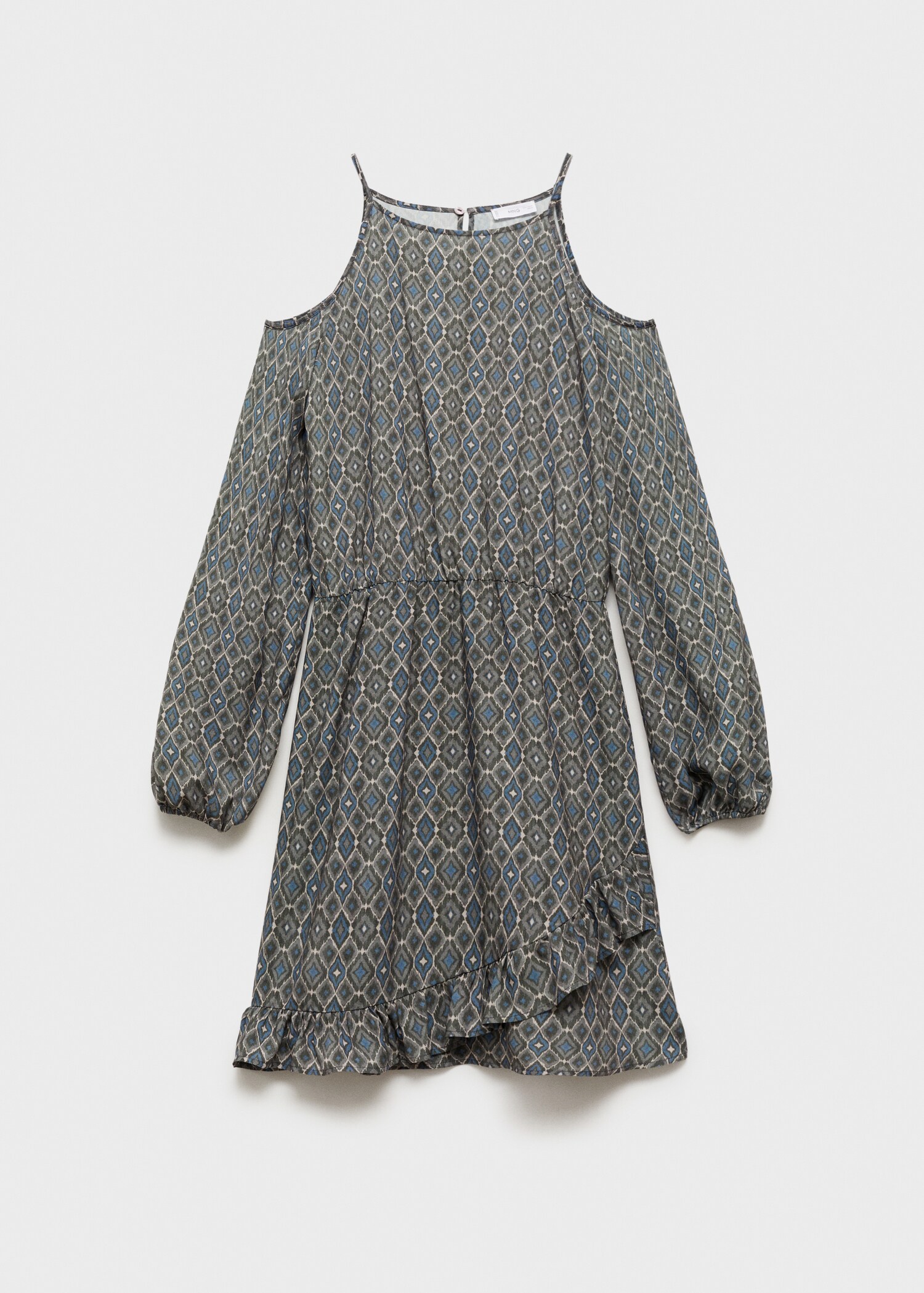 Short off-the-shoulder dress - Article without model
