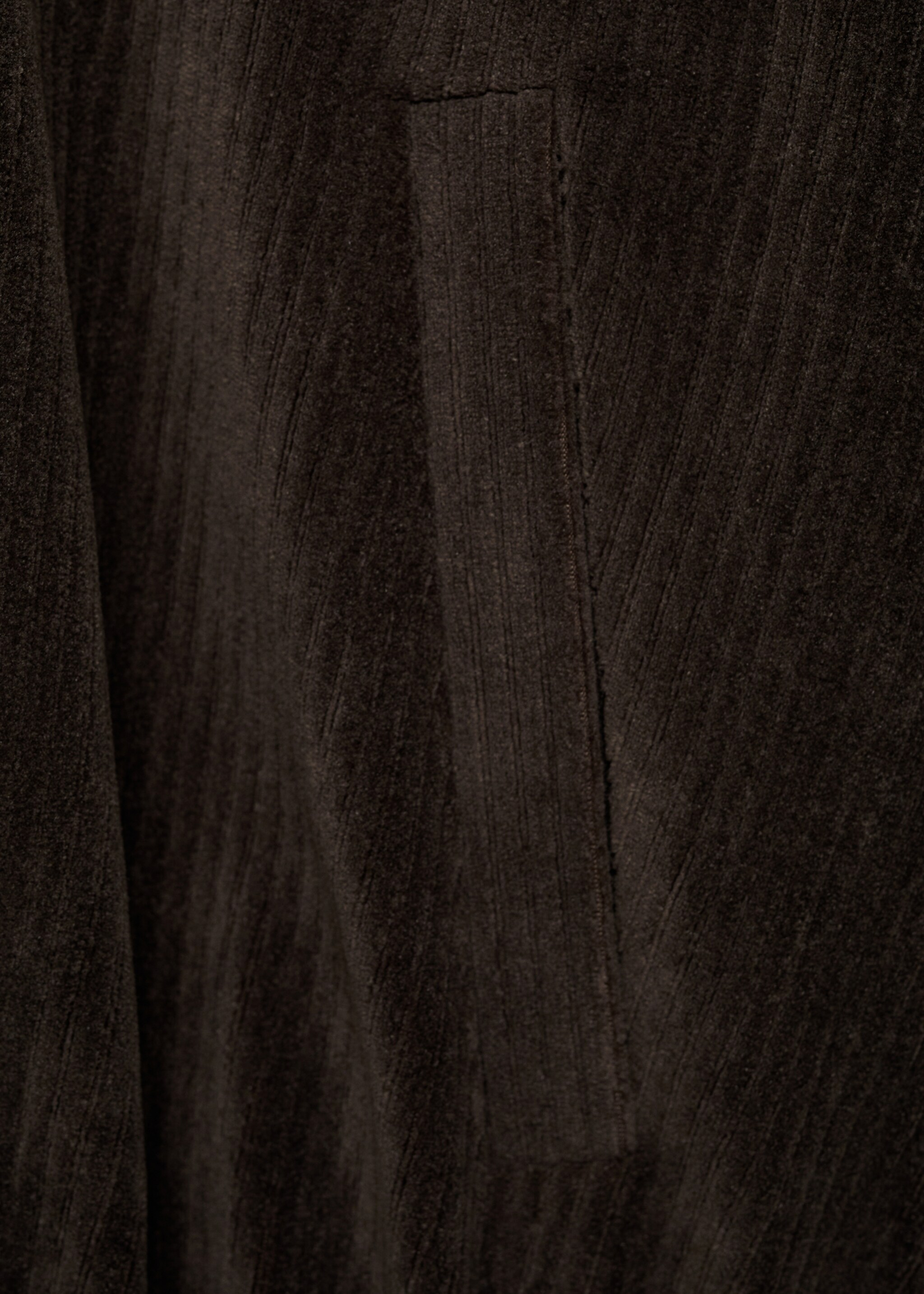 Corduroy bomber jacket - Details of the article 0, Khaki. Ref: 77077705-00.