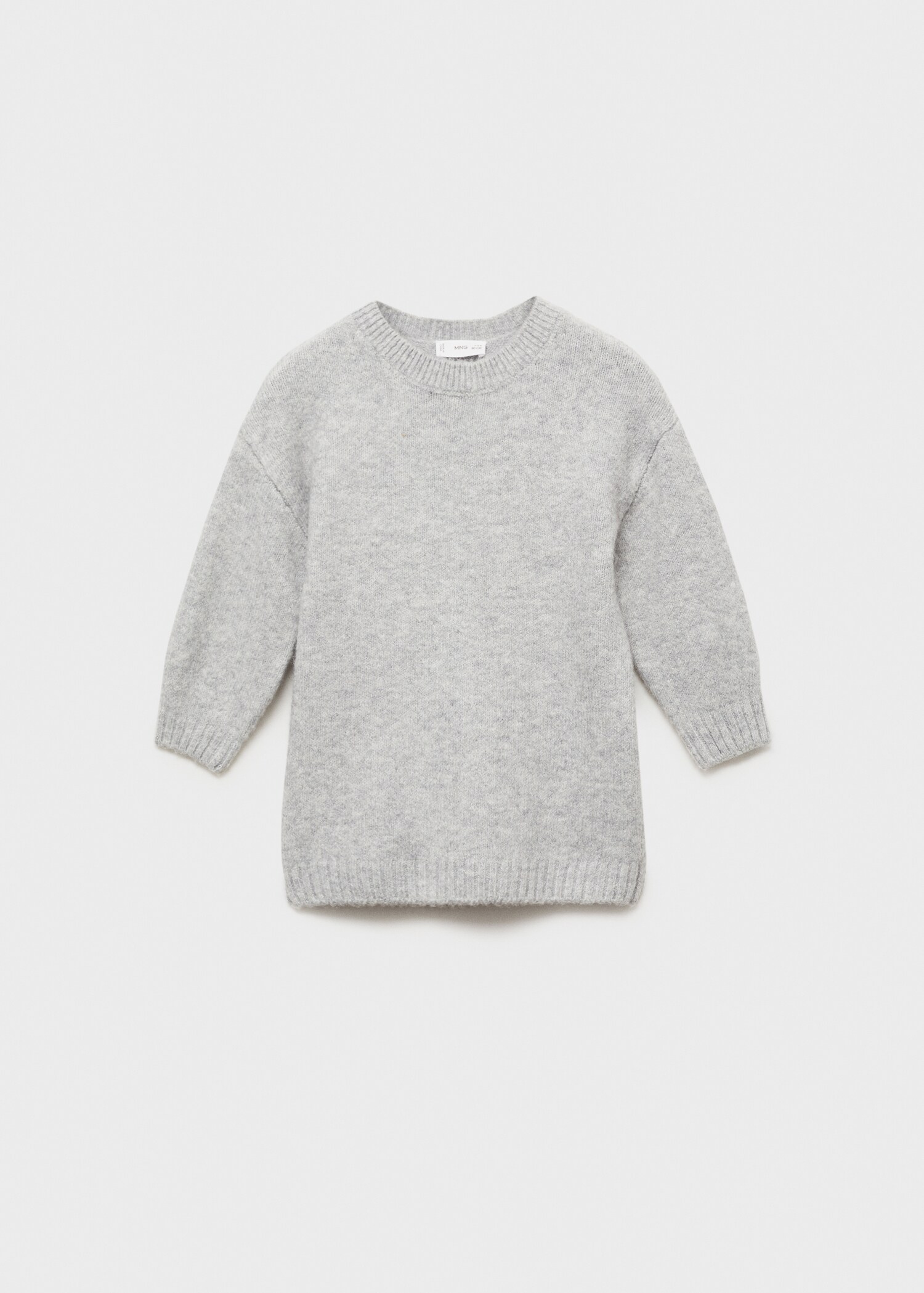 Puffed sleeves knit dress - Article without model