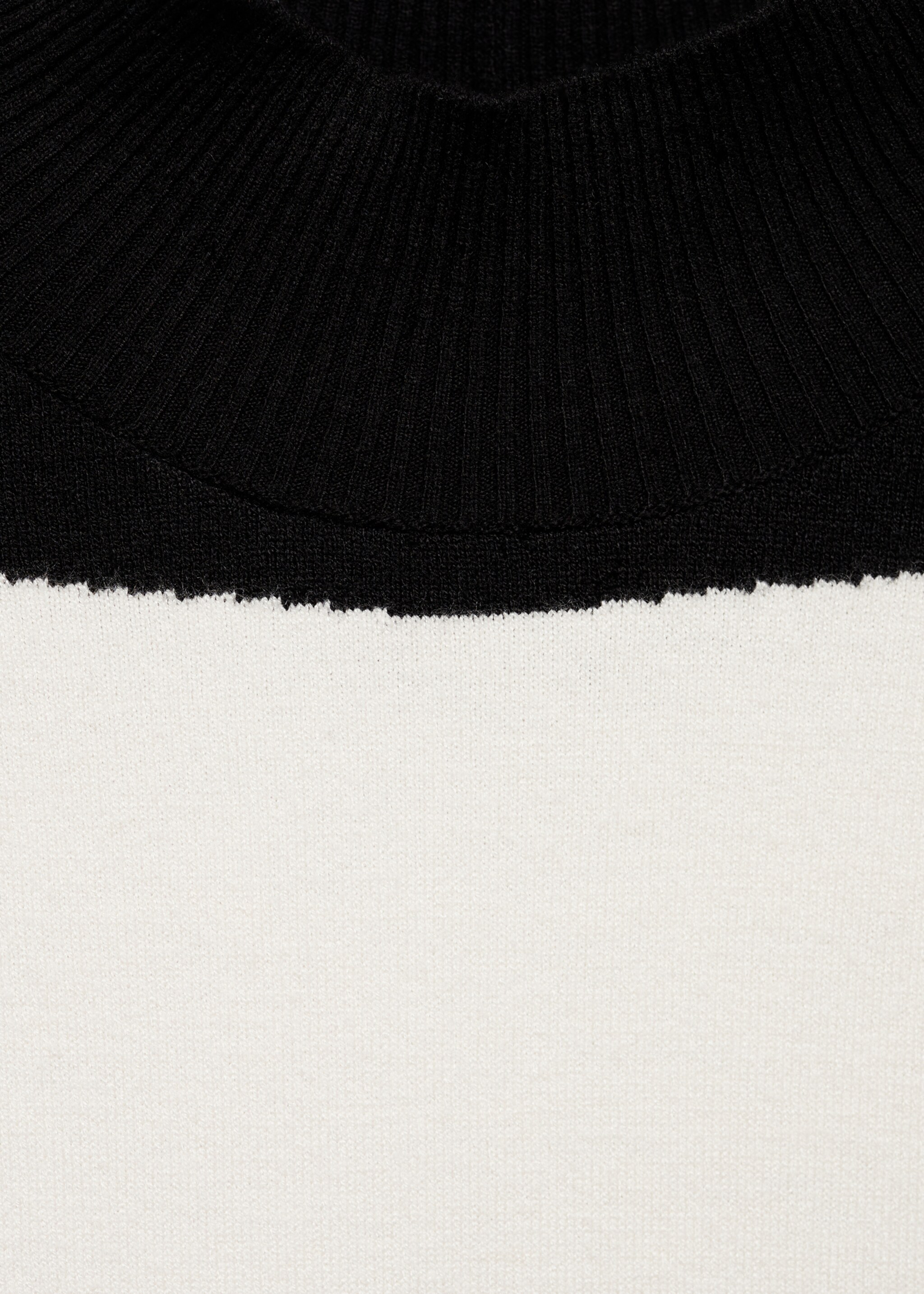 Perkins collar midi dress - Details of the article 8, Black. Ref: 77077718-00.
