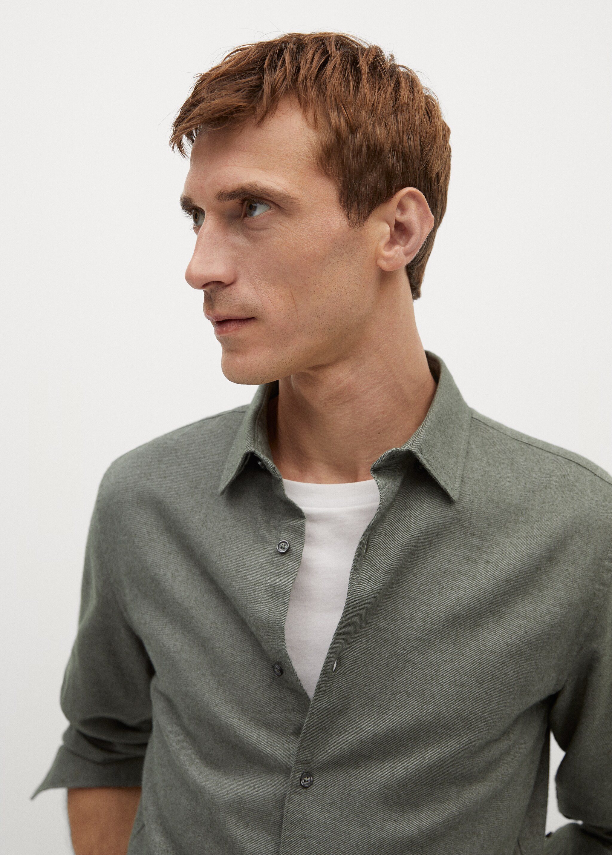 Bavlněné kalhoty slim fit se skotskou kostkou - Detail zboží 1