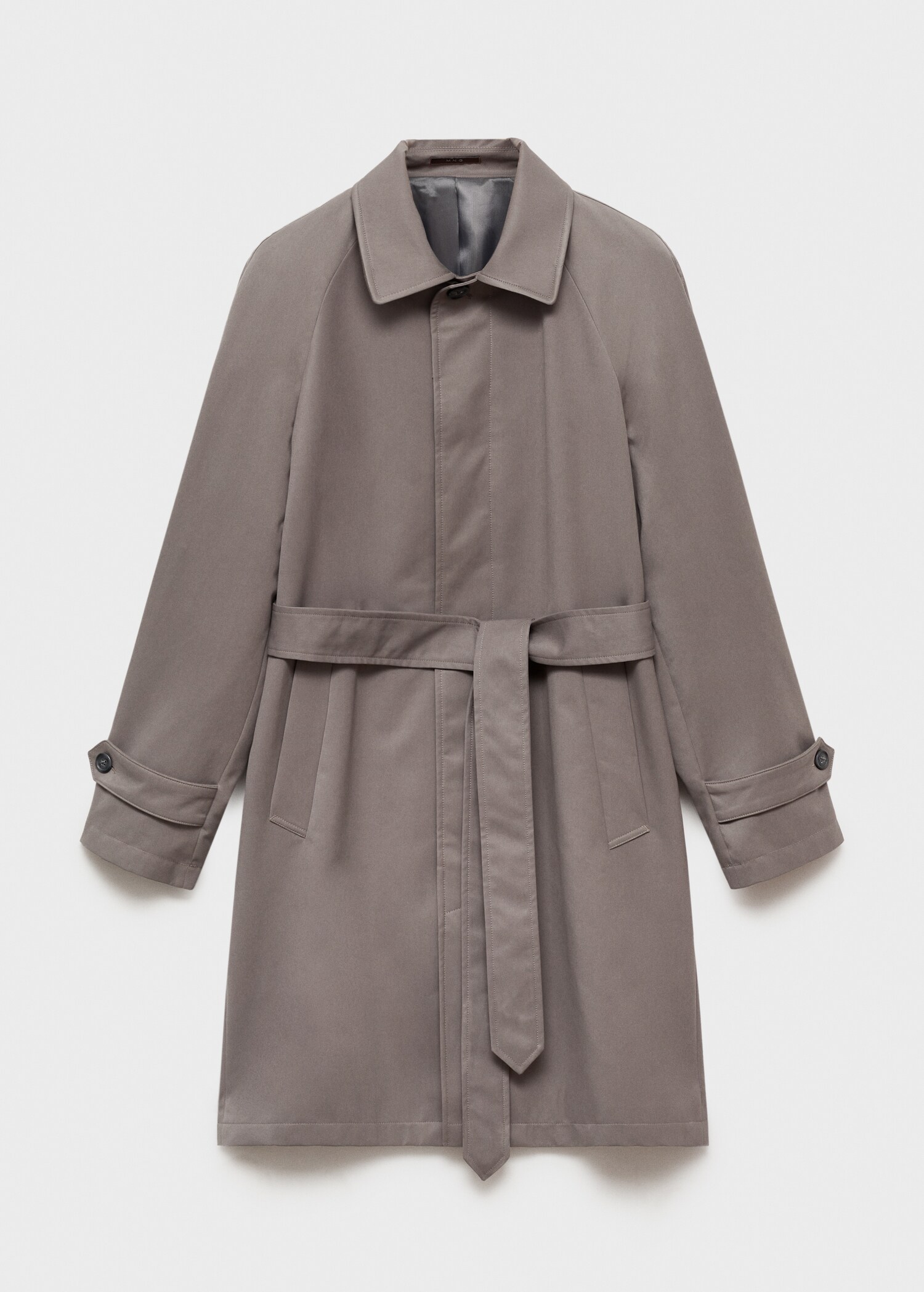 Trench ceinturé finition lustrée - Article sans modèle