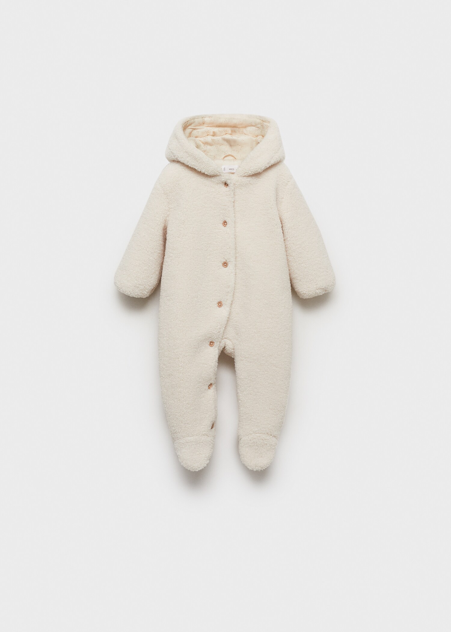 Combi-pilote imitation mouton capuche - Article sans modèle