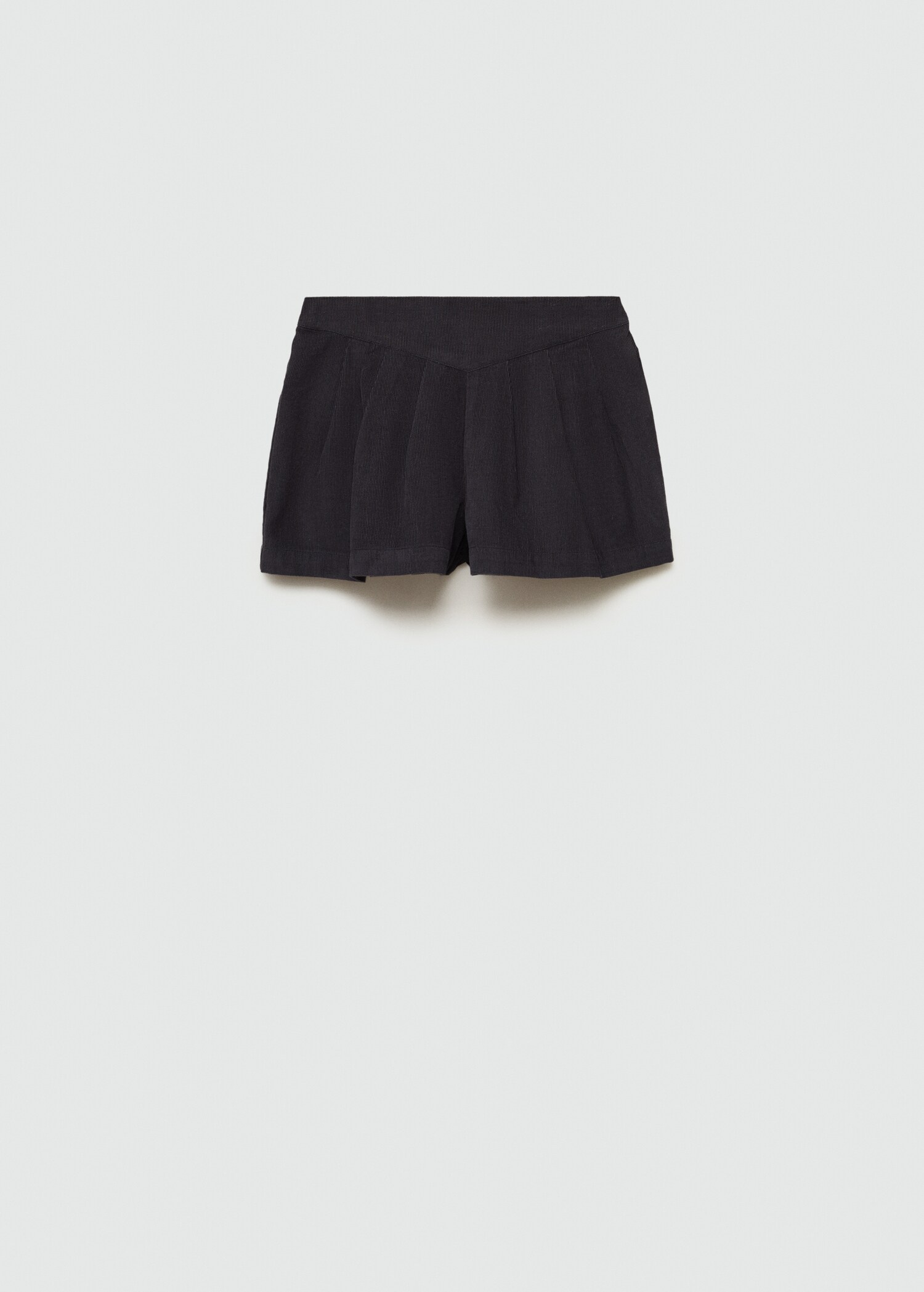 Textured corduroy shorts - Article without model