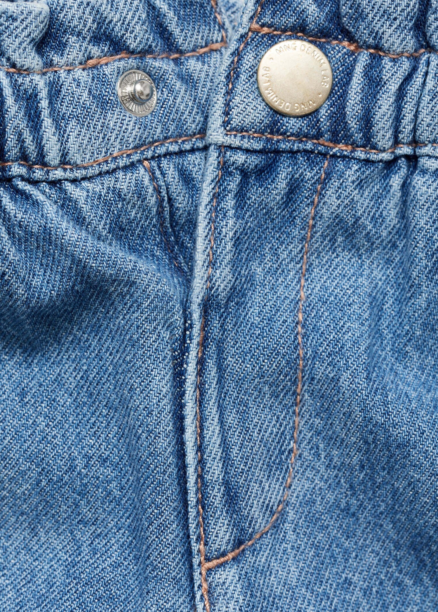 Fodrade paperbag-jeans - Detaljer om artikeln 8
