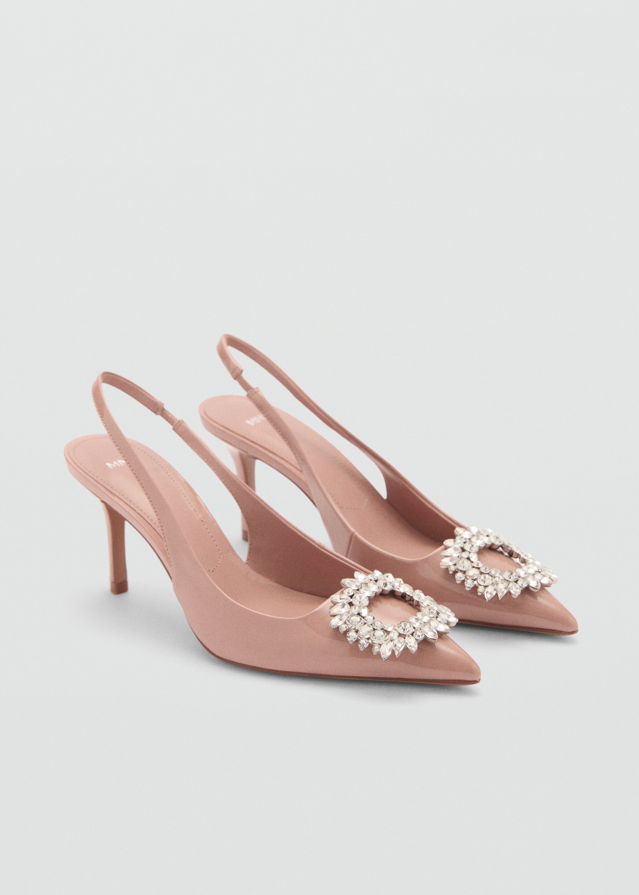Chaussures talon bijoux - Plan moyen, Nude. Ref: 77077930-00.