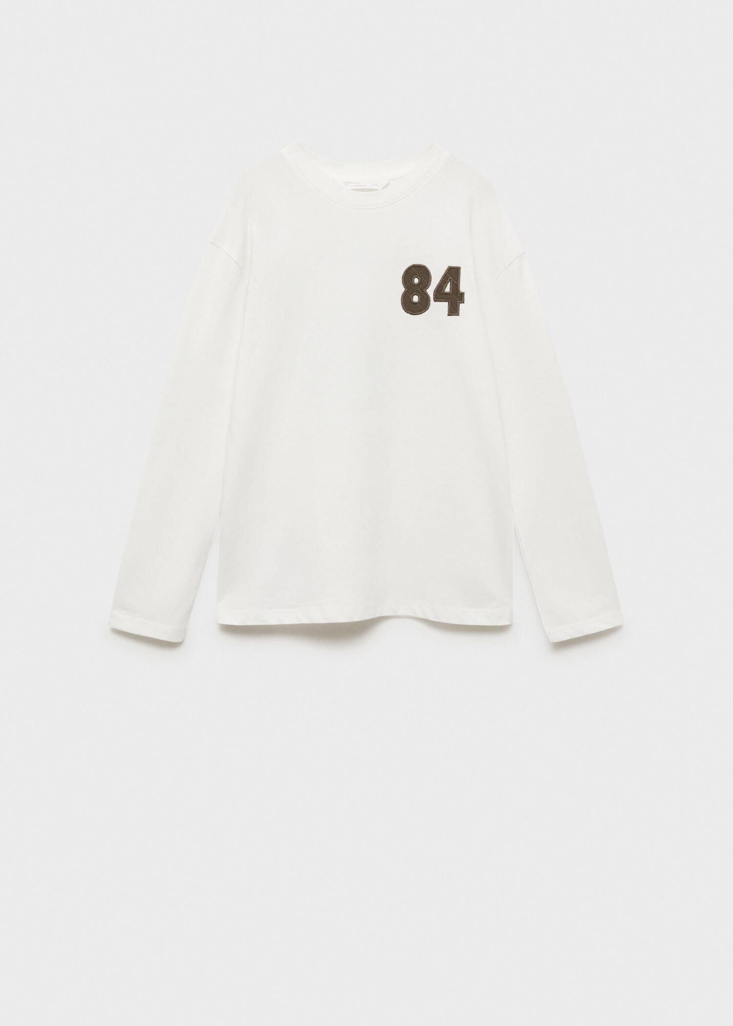 Camiseta estampada detalles bordados - Artículo sin modelo