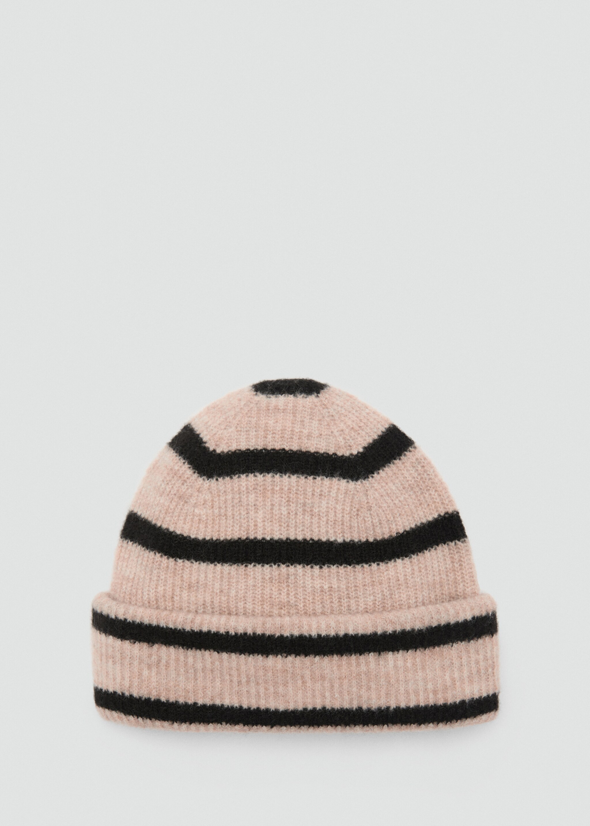 Striped knit hat - Article without model