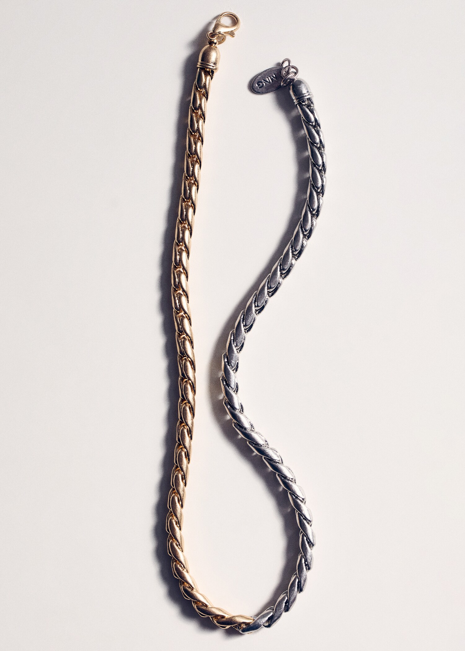 Two-tone chain necklace - Details of the article 5