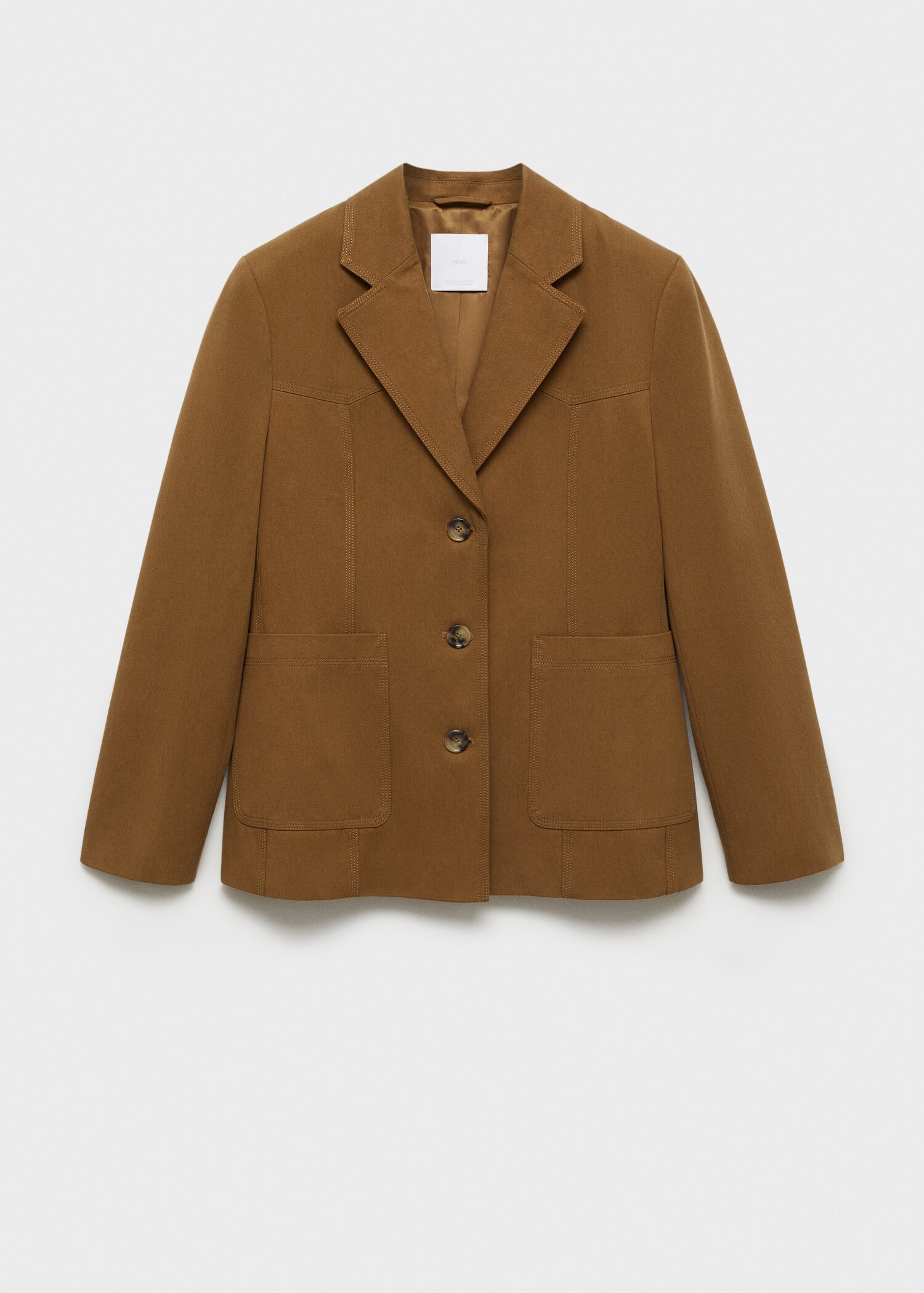Lyocell jacket with pockets - Article without model