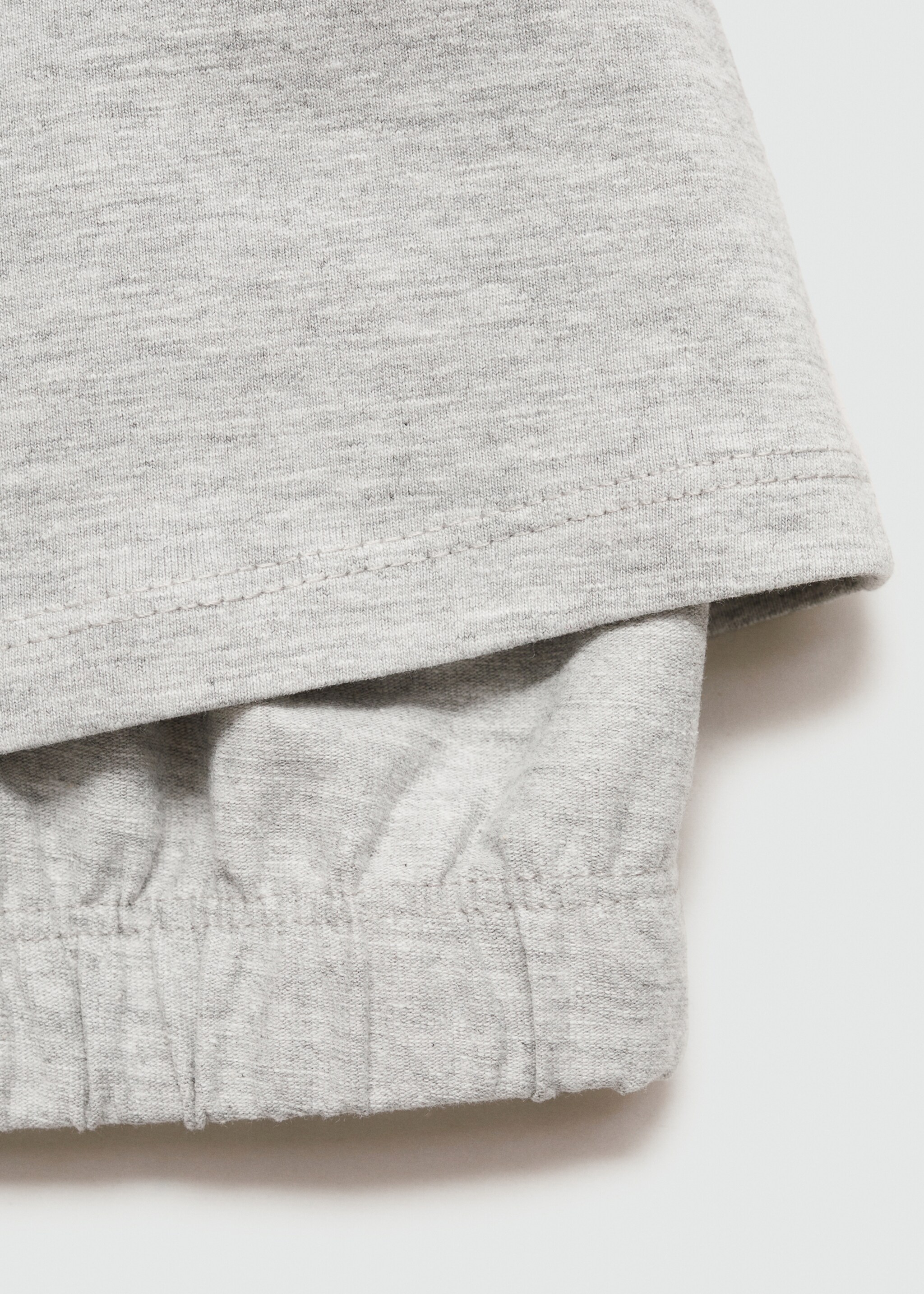 Sportig crop top - Detaljer om artikeln 0, Medium Heather grå. Ref: 77078271-00.