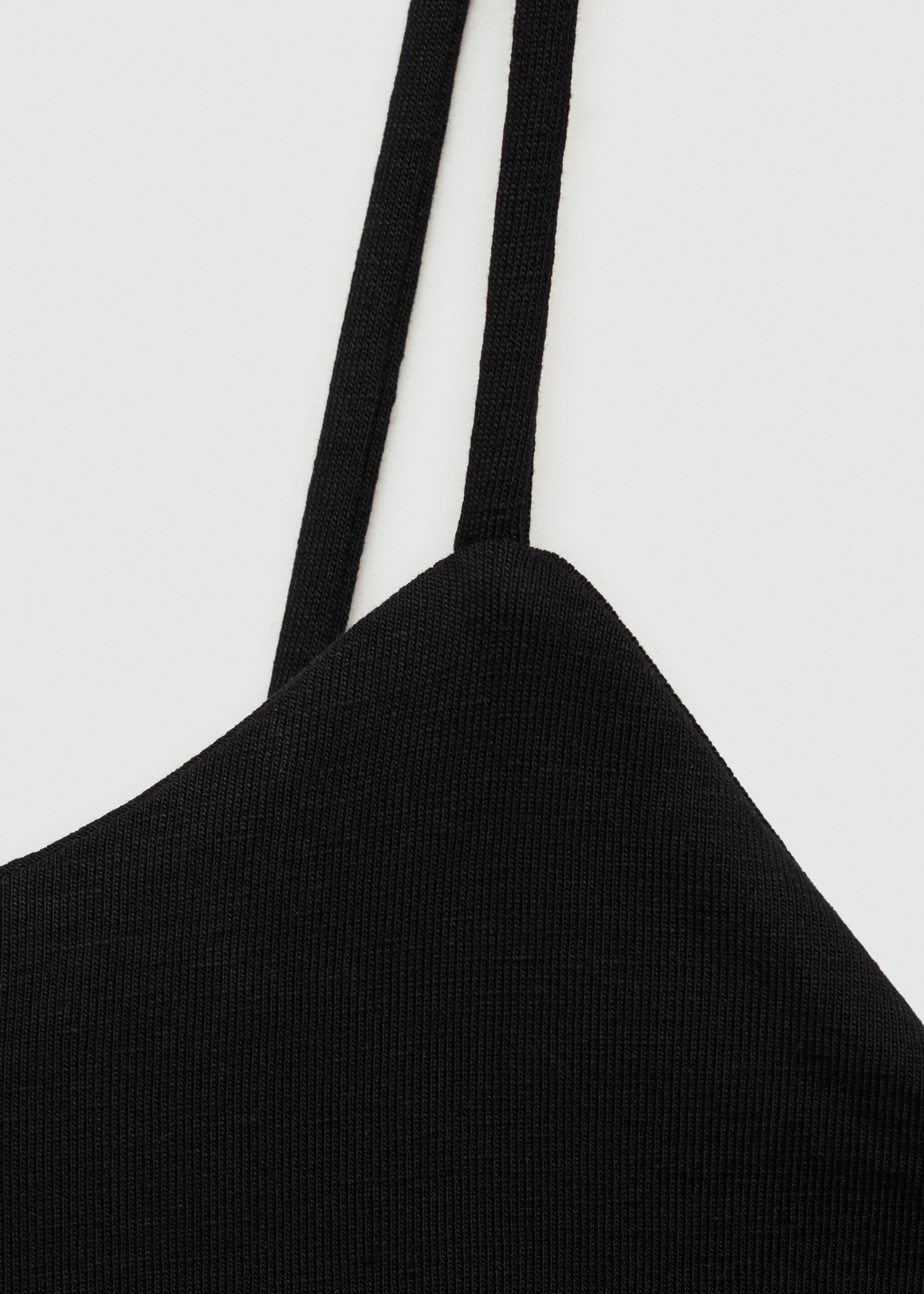 Sportig crop top - Detaljer om artikeln 8, Svart. Ref: 77078271-00.