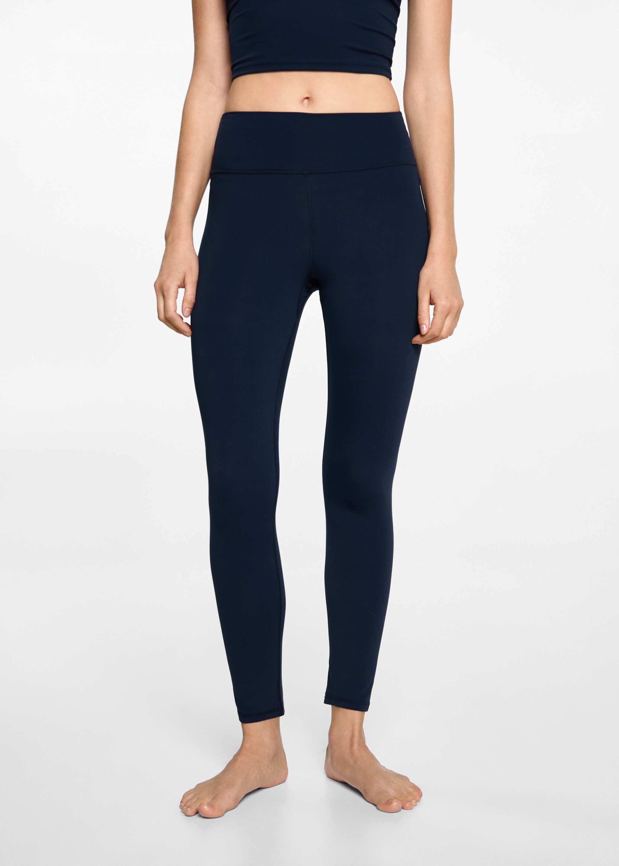 Leggings deportivos - Plano medio, Azul marino oscuro. Ref: 77078272-00.