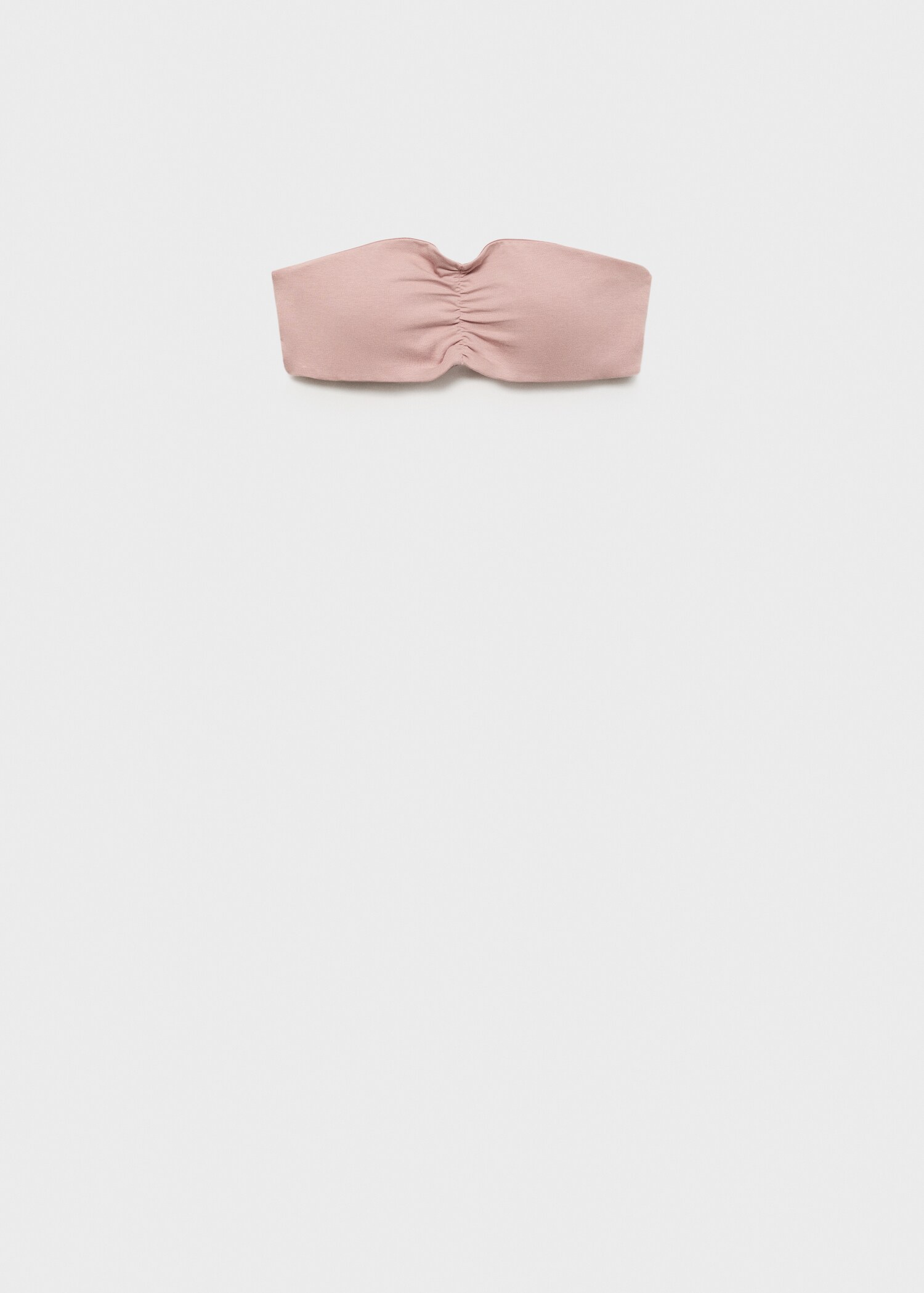 Ruched bandeau top - Article without model