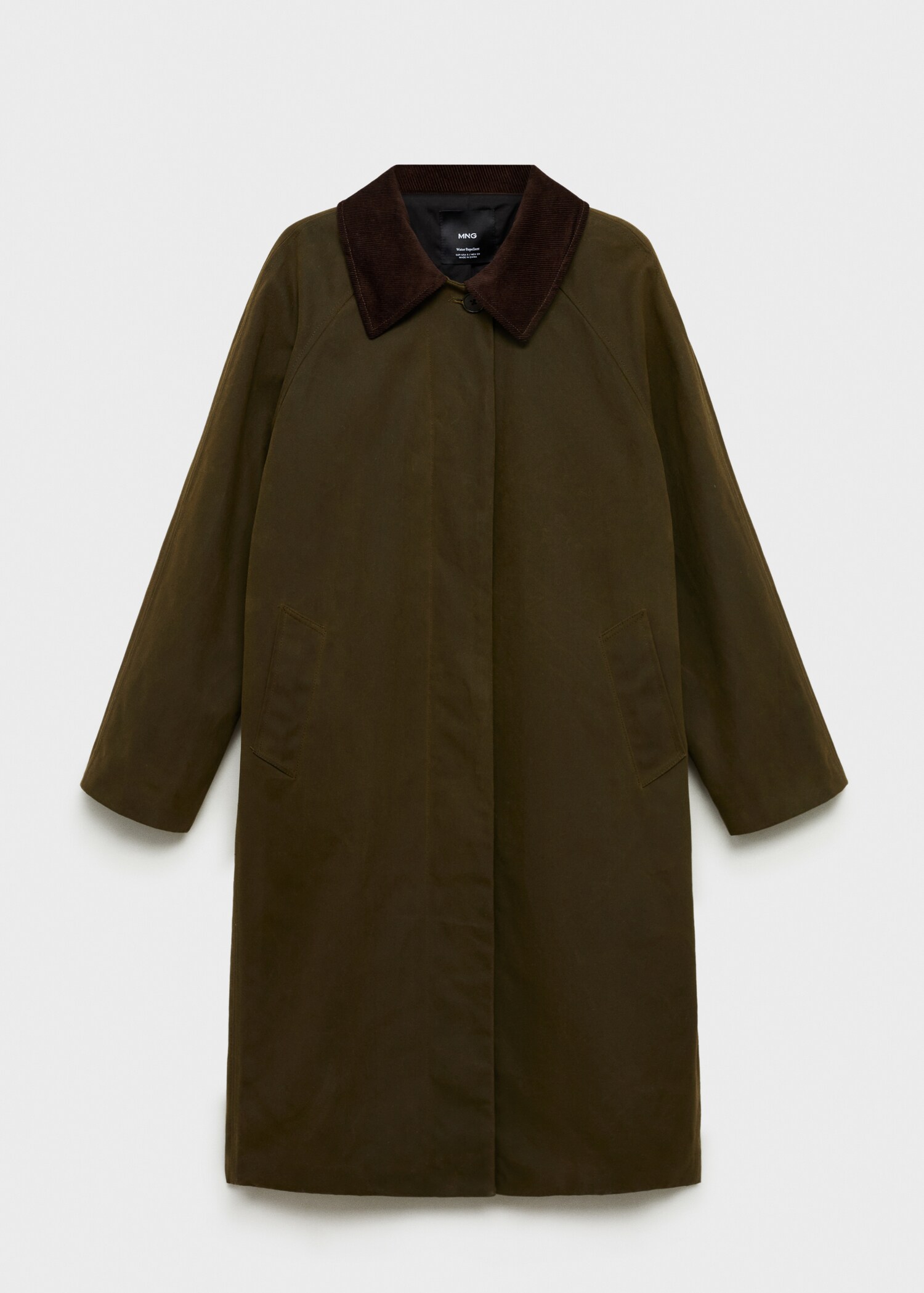 Parka larga cuello pana - Artículo sin modelo