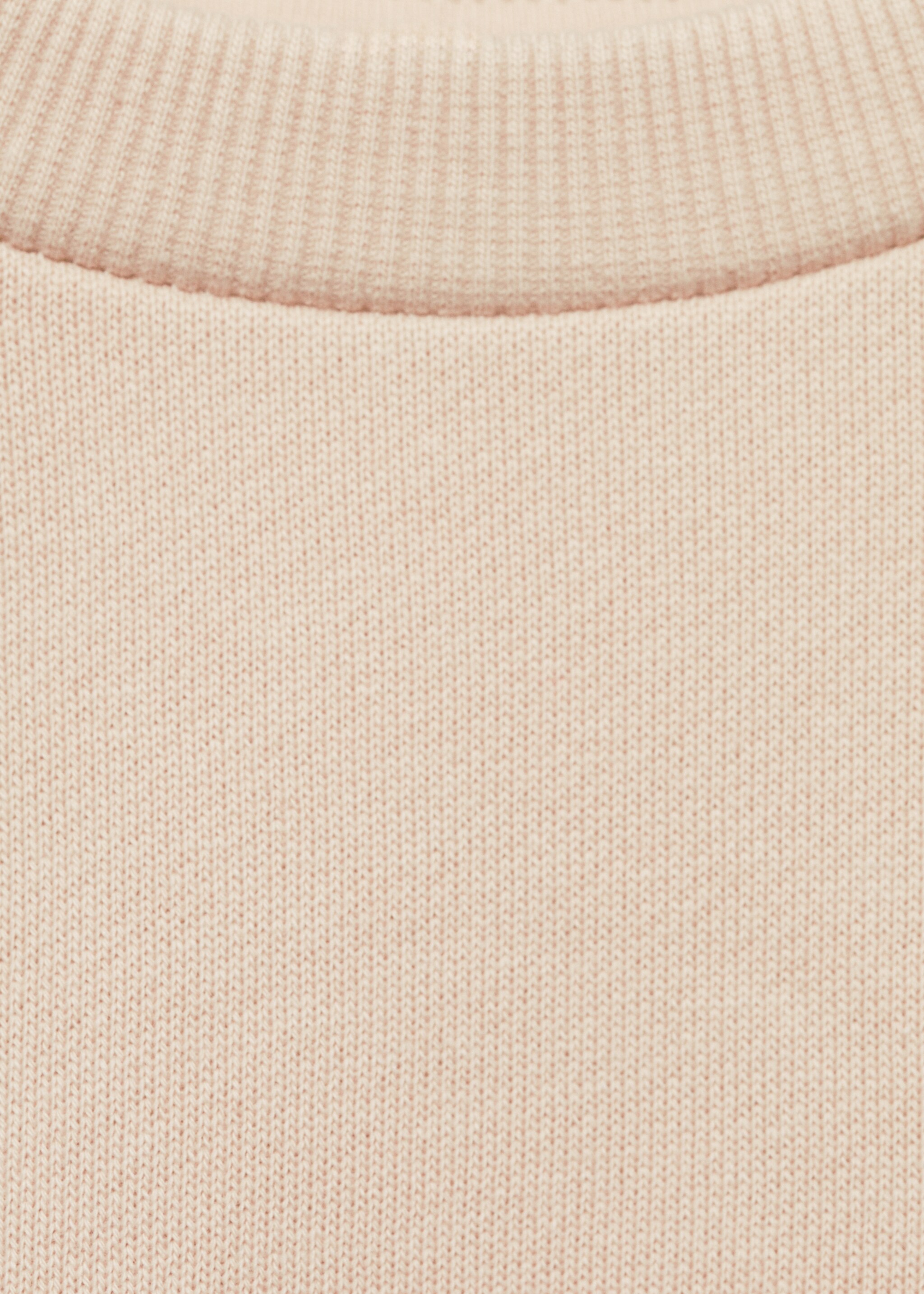 100% cotton sweatshirt - Details of the article 8, Ivory White. Ref: 77078279-00.