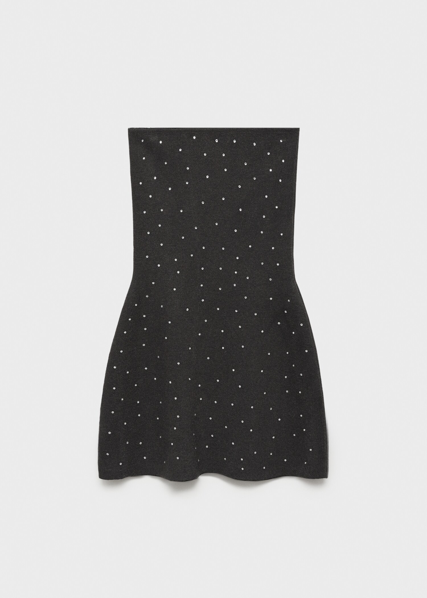 Knitted dress with rhinestone detail - Article without model