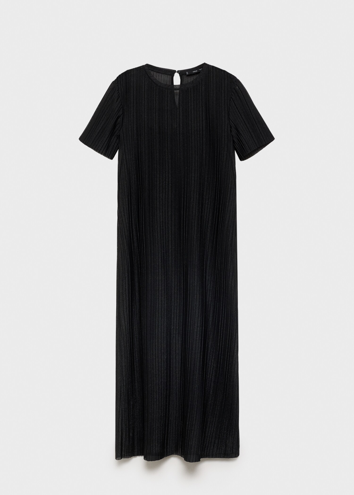 Plissiertes Lurex-Kleid - Artikel ohne Model