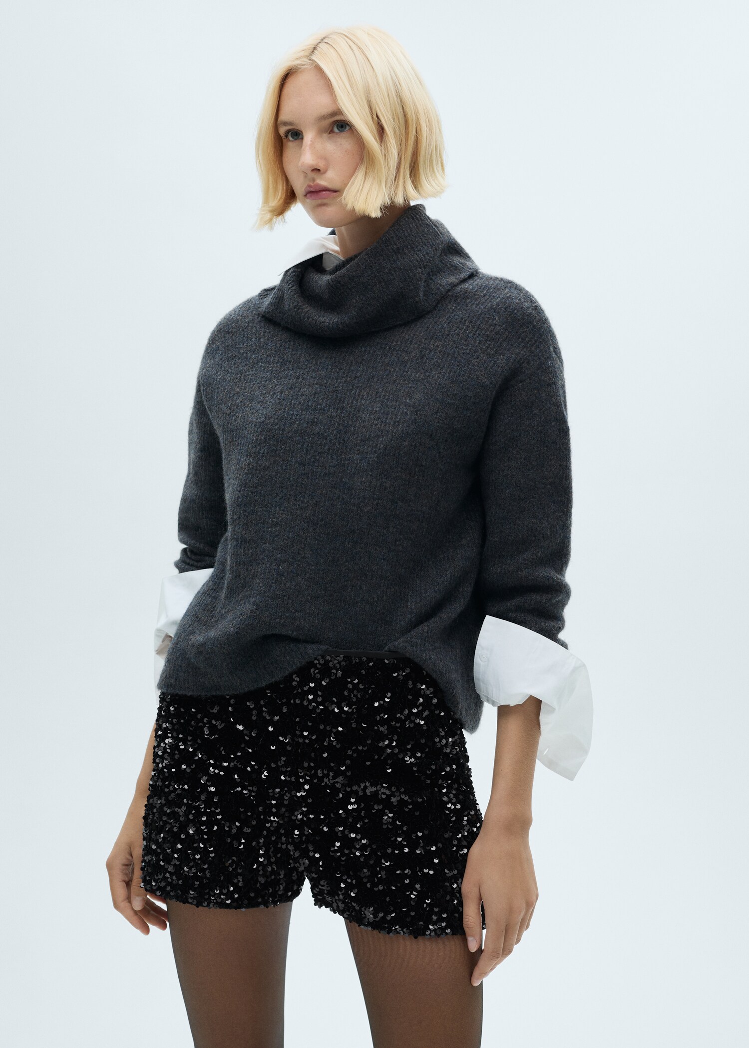 Sequin shorts - Details of the article 2