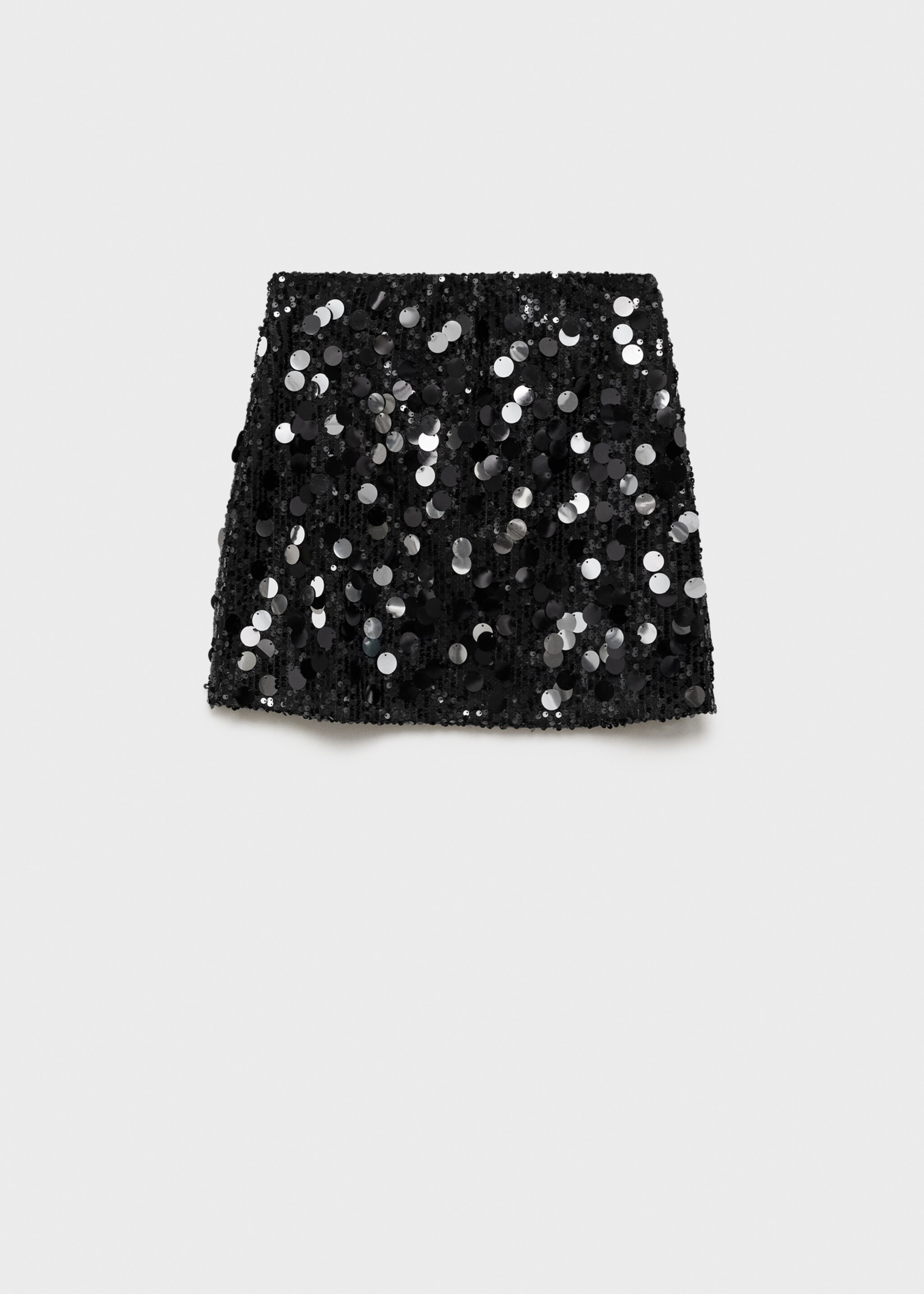 Falda lentejuelas - Artículo sin modelo, Plata. Ref: 77079068-00.