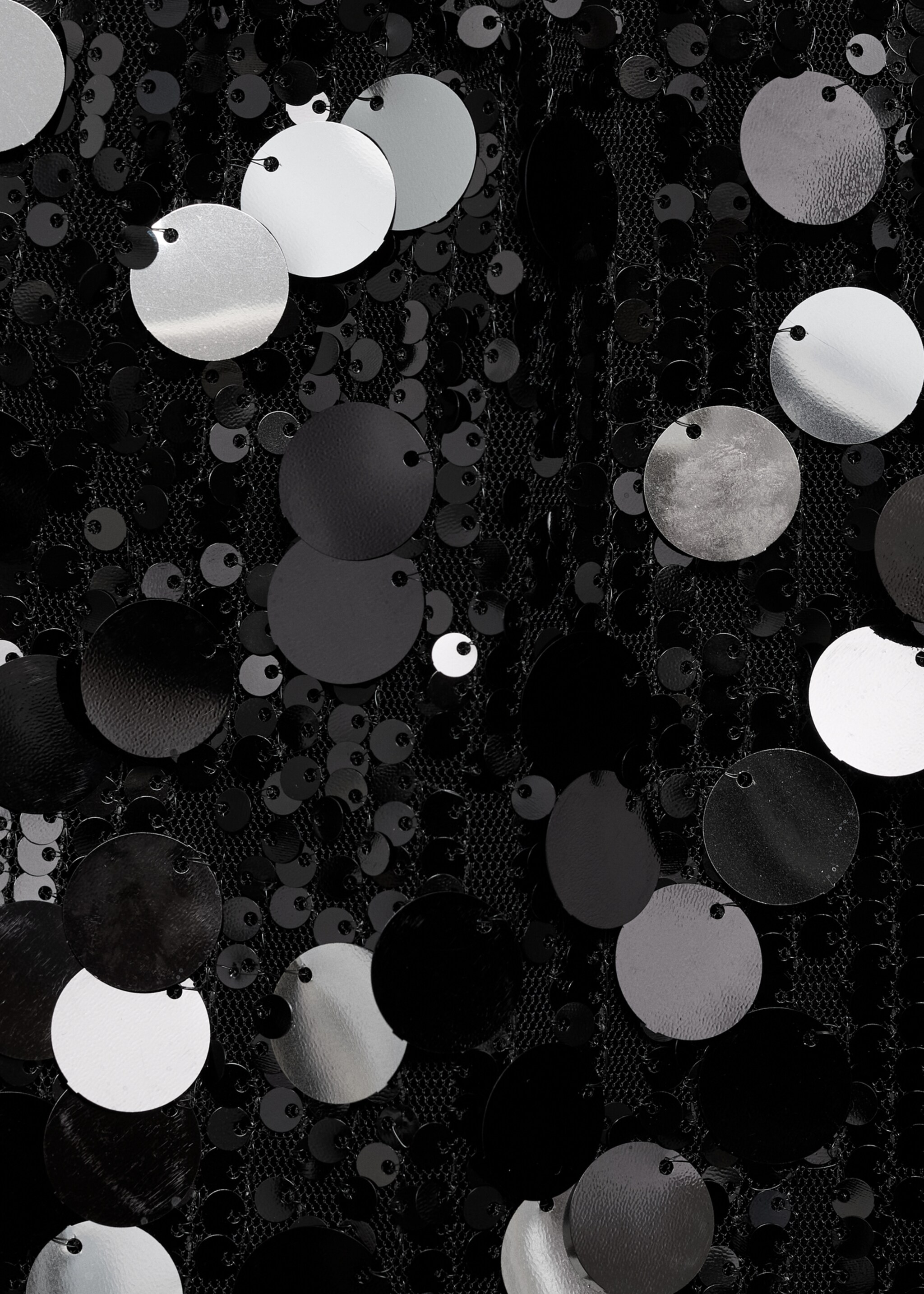 Falda lentejuelas - Detalle del artículo 8, Plata. Ref: 77079068-00.