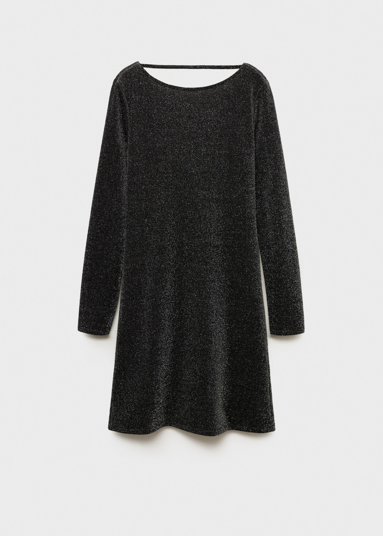 Open back lurex dress - Article without model