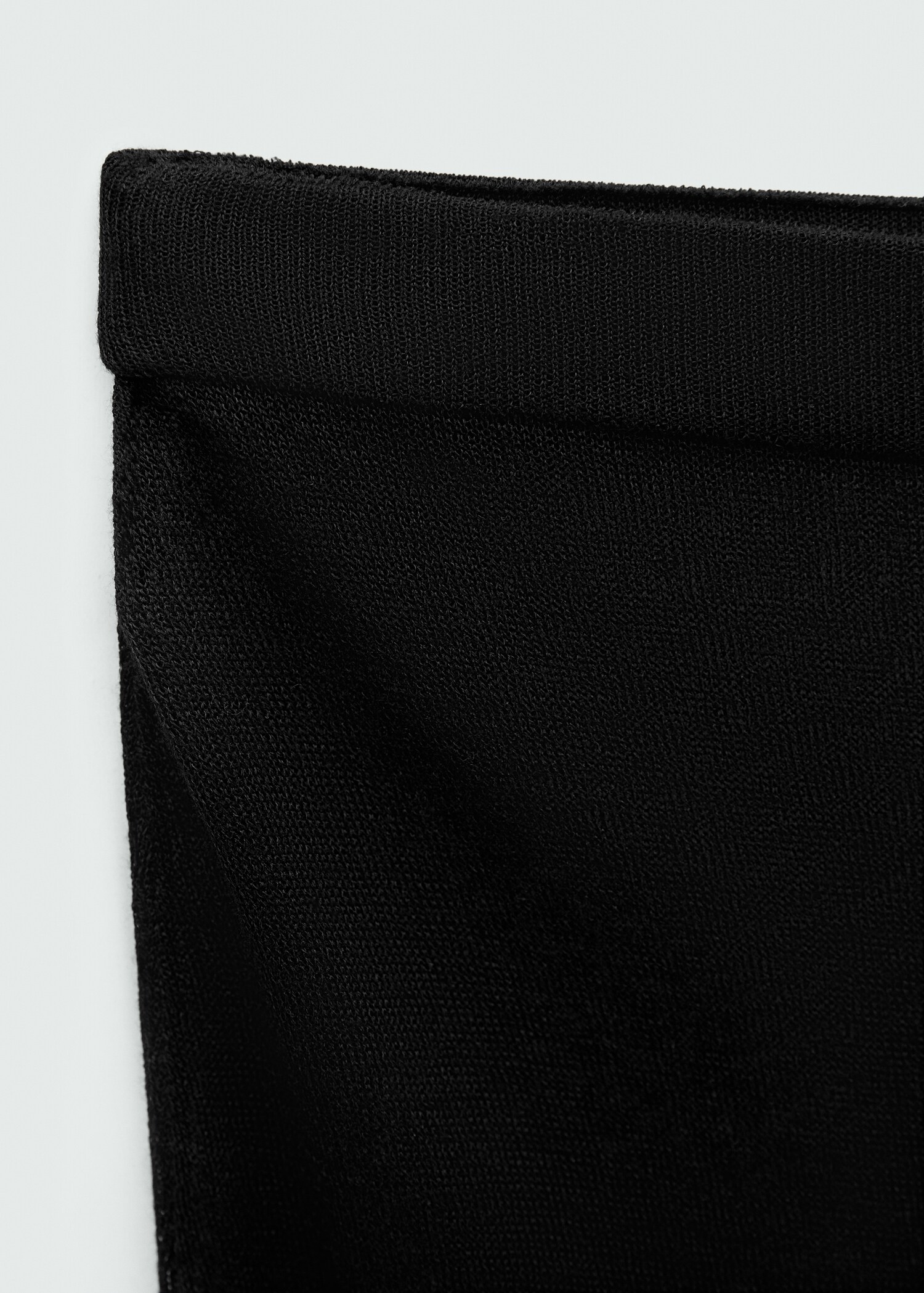 Semi-transparent knitted skirt - Details of the article 8