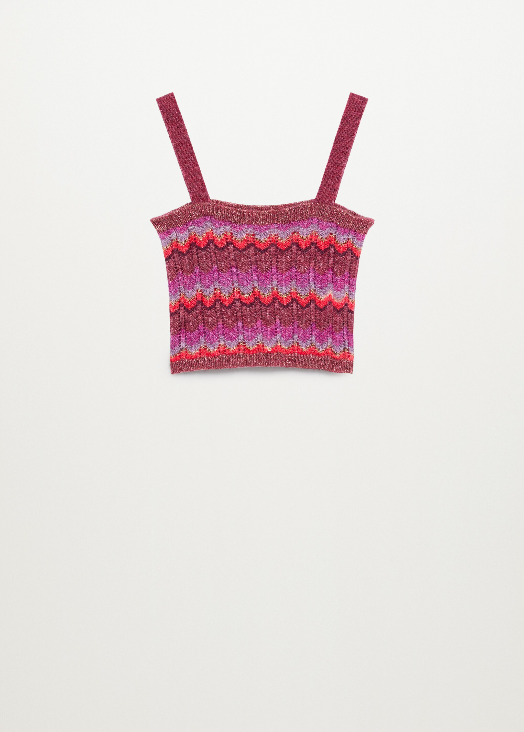 Top maille multicolore - Article sans modèle
