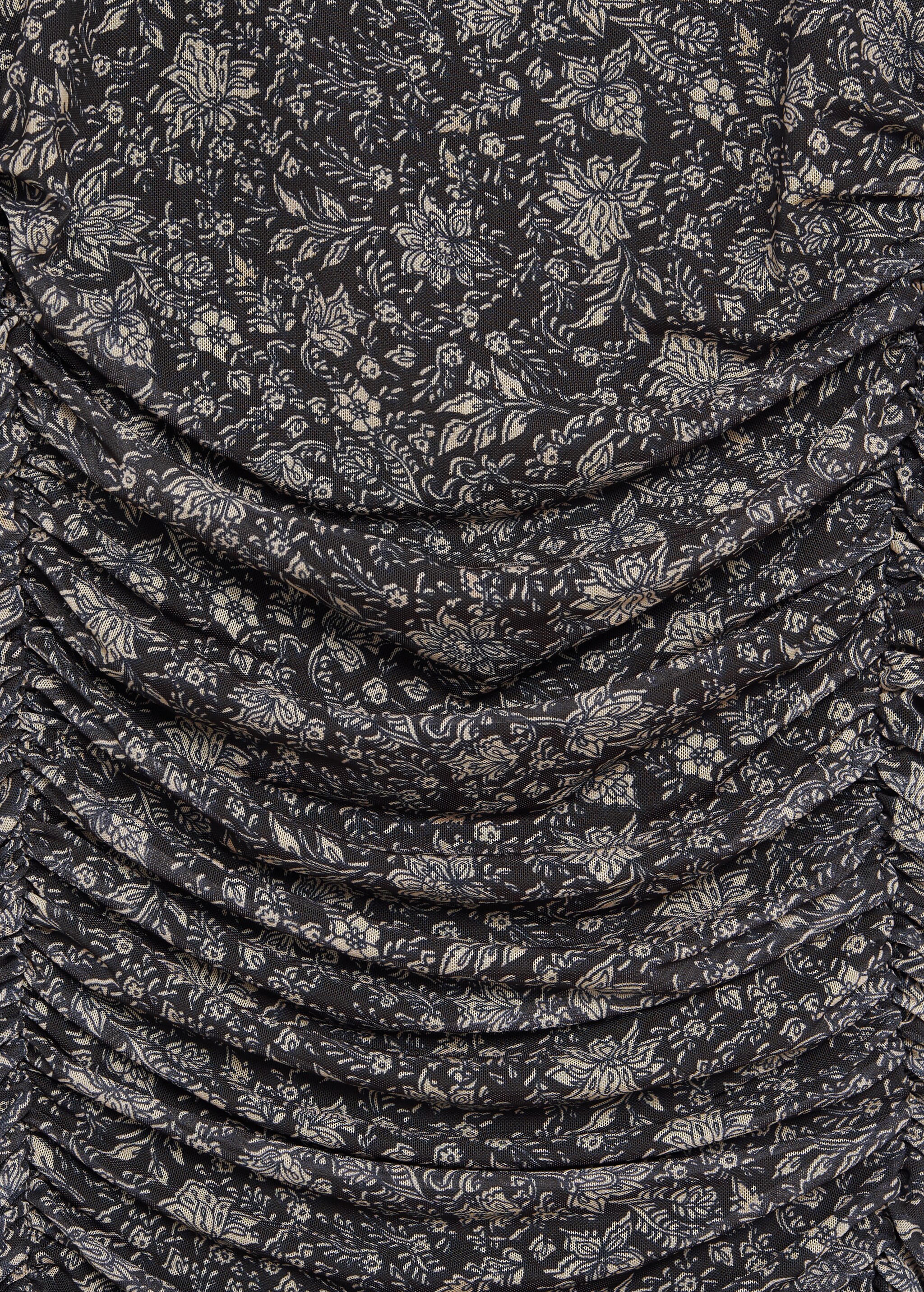 Vestido drapeado estampado - Detalle del artículo 8