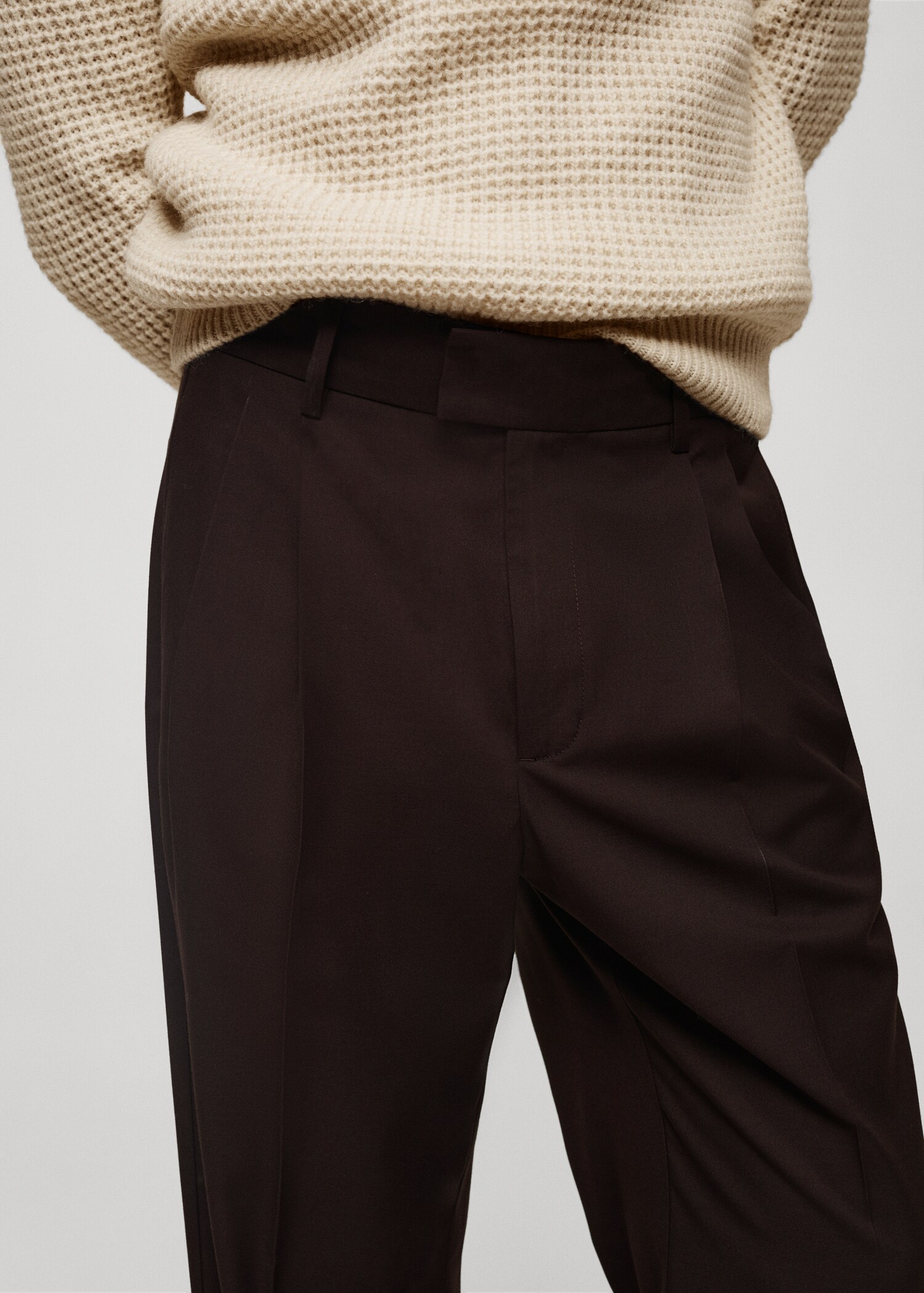 Regular Fit-Bundfaltenhose - Detail des Artikels 1